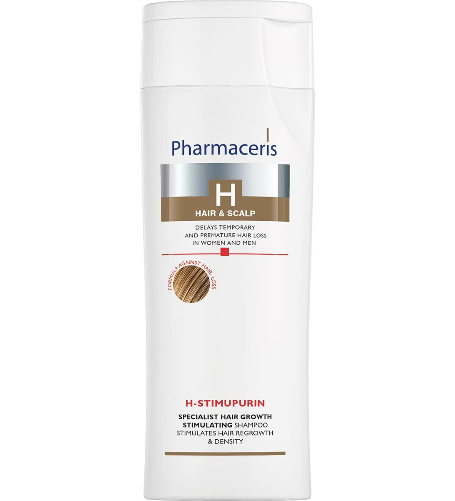 Pharmaceris H Stimupurin Hair Growth Shampoo | Biotin & Caffeine for Men & Women | Hair Loss Treatment & Strengthening - 250ml - Buy Online on GoSupps.com