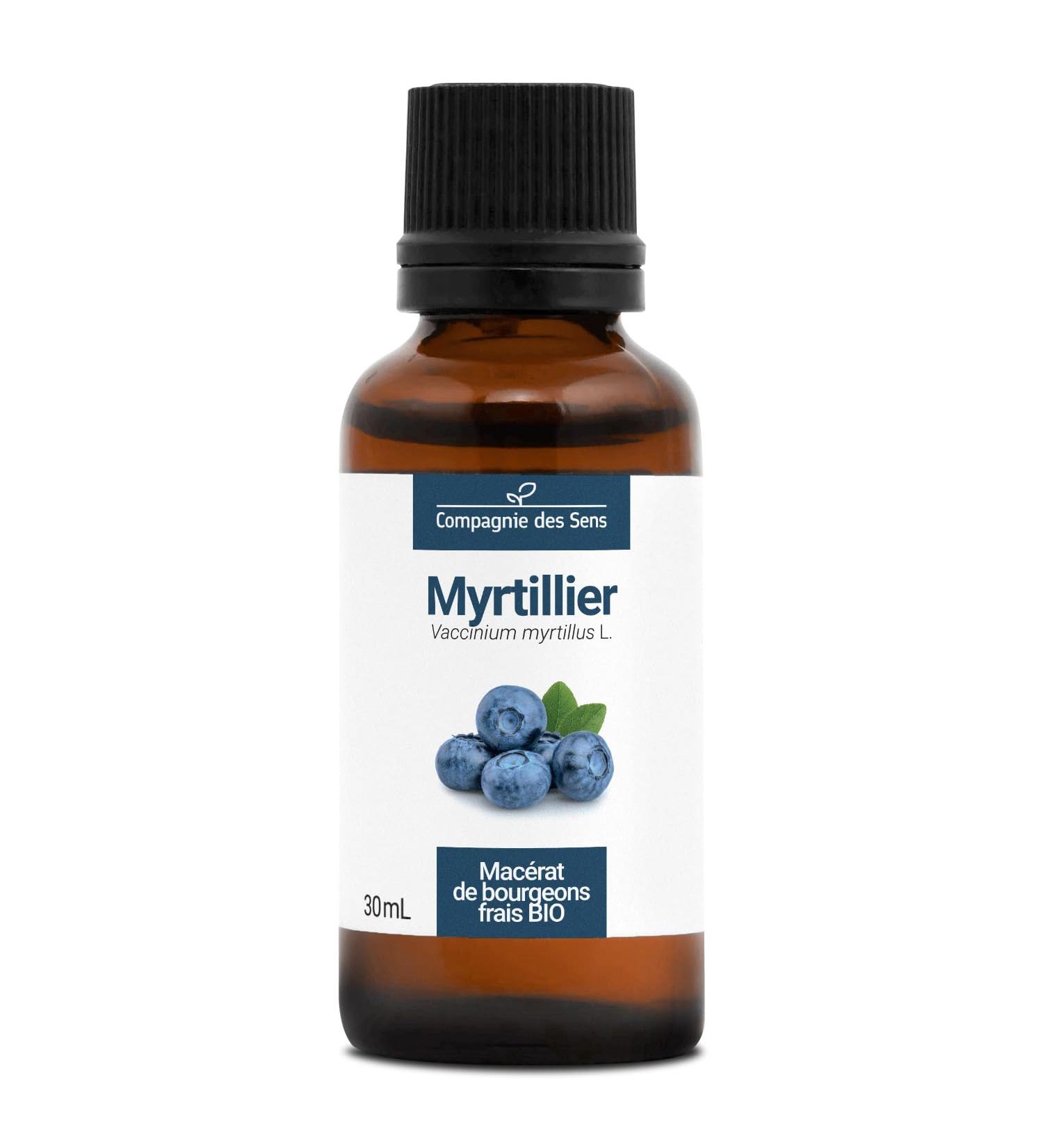 Myrtiller BIO - 30mL - (Vaccinium Myrtillus) Mac rat concentr de bourgeons frais 30 ml (Lot de 1)
