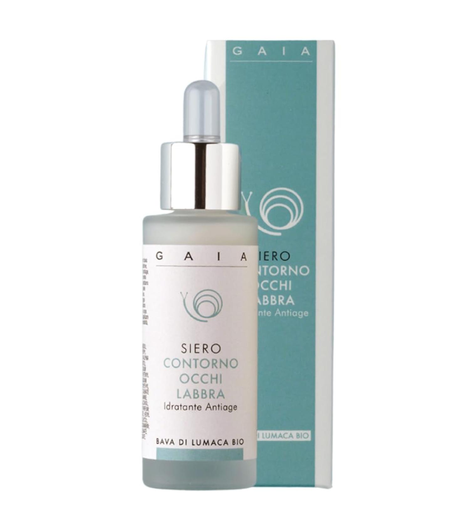 Gaia Eye Lip Contour 30 ml 100% Made in Italy Moisturizing Nourishing Anti-aging Pure snail slime and hyaluronic acid adjuvant in the treatment of wrinkles and dark circles for men and women - Buy Online on GoSupps.com