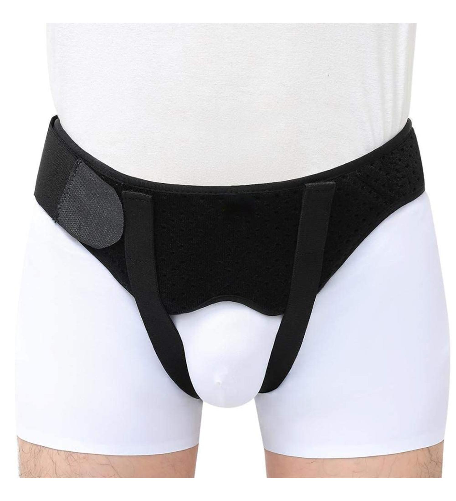 Samnuerly Adjustable Inguinal Hernia Belts for Men | Everyday Medical Support Strap for Left & Right Side Hernia Protection - Buy Online on GoSupps.com