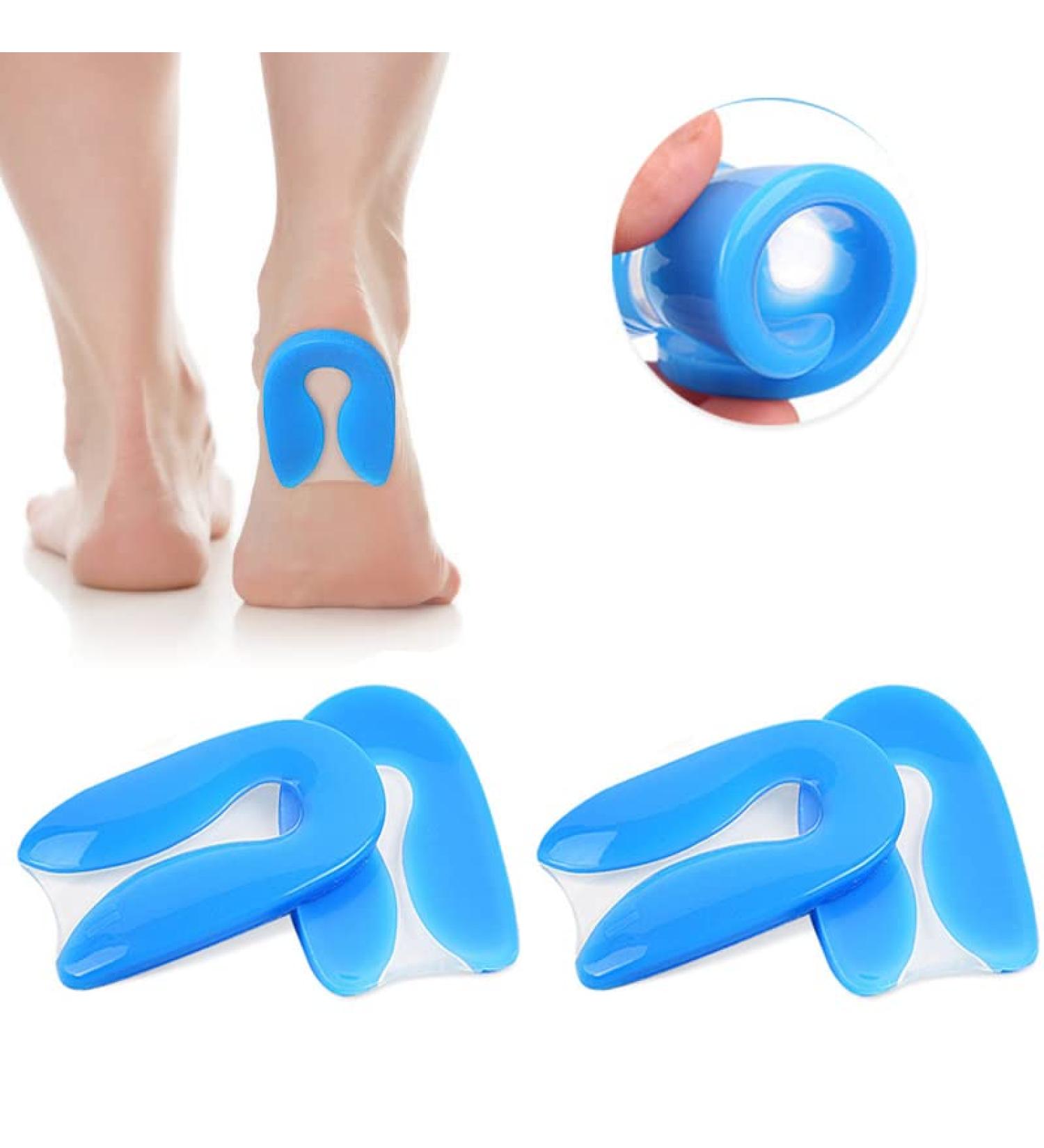 Youery Heel Spur Inserts - 2 Pairs Orthopedic Gel Insoles for Pain Relief & Comfort (M 40-45) - Best Professional Shoe Inserts - Buy Online on GoSupps.com