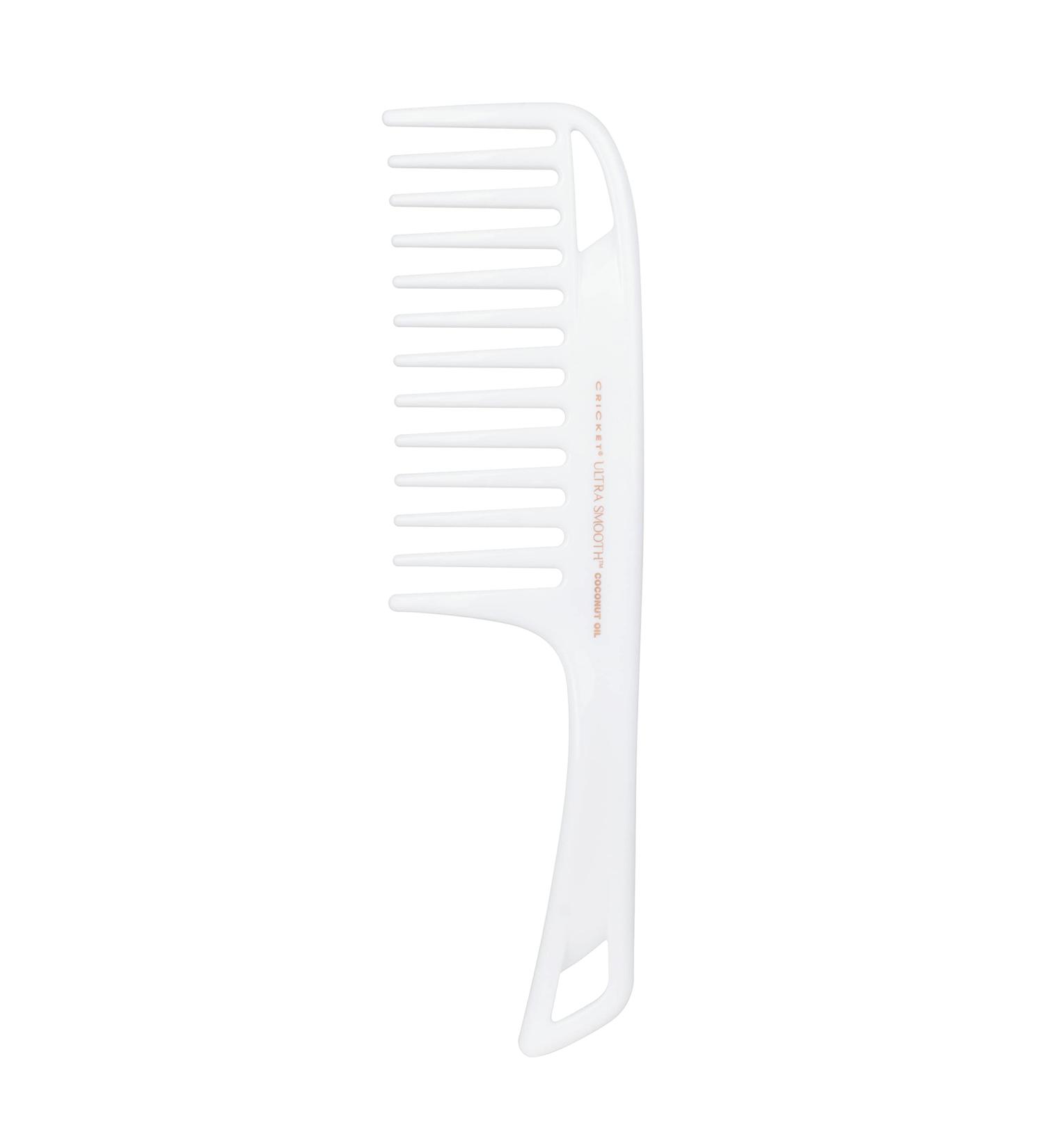 Cricket Ultra Smooth Coconut Detangler Comb for Wet & Dry Hair - Anti-Frizz & Detangling Shower Comb with Coconut Oil and Keratin Protein - Long, Thick, Curly Hair - Buy Online on GoSupps.com