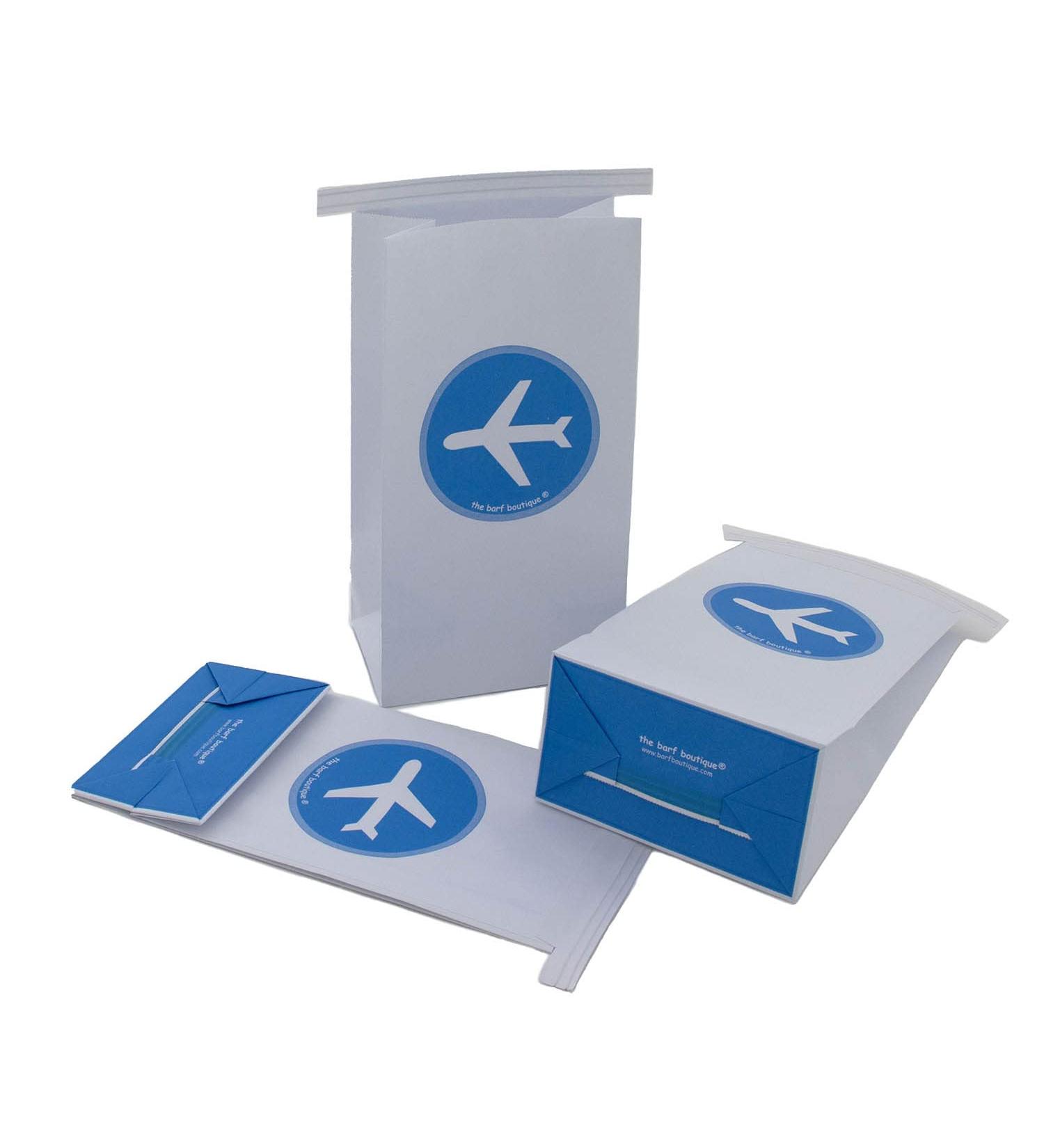 Barf Boutique Airplane Vomit Barf Bags - 25 Disposable Air Sickness Bags - Buy Online on GoSupps.com