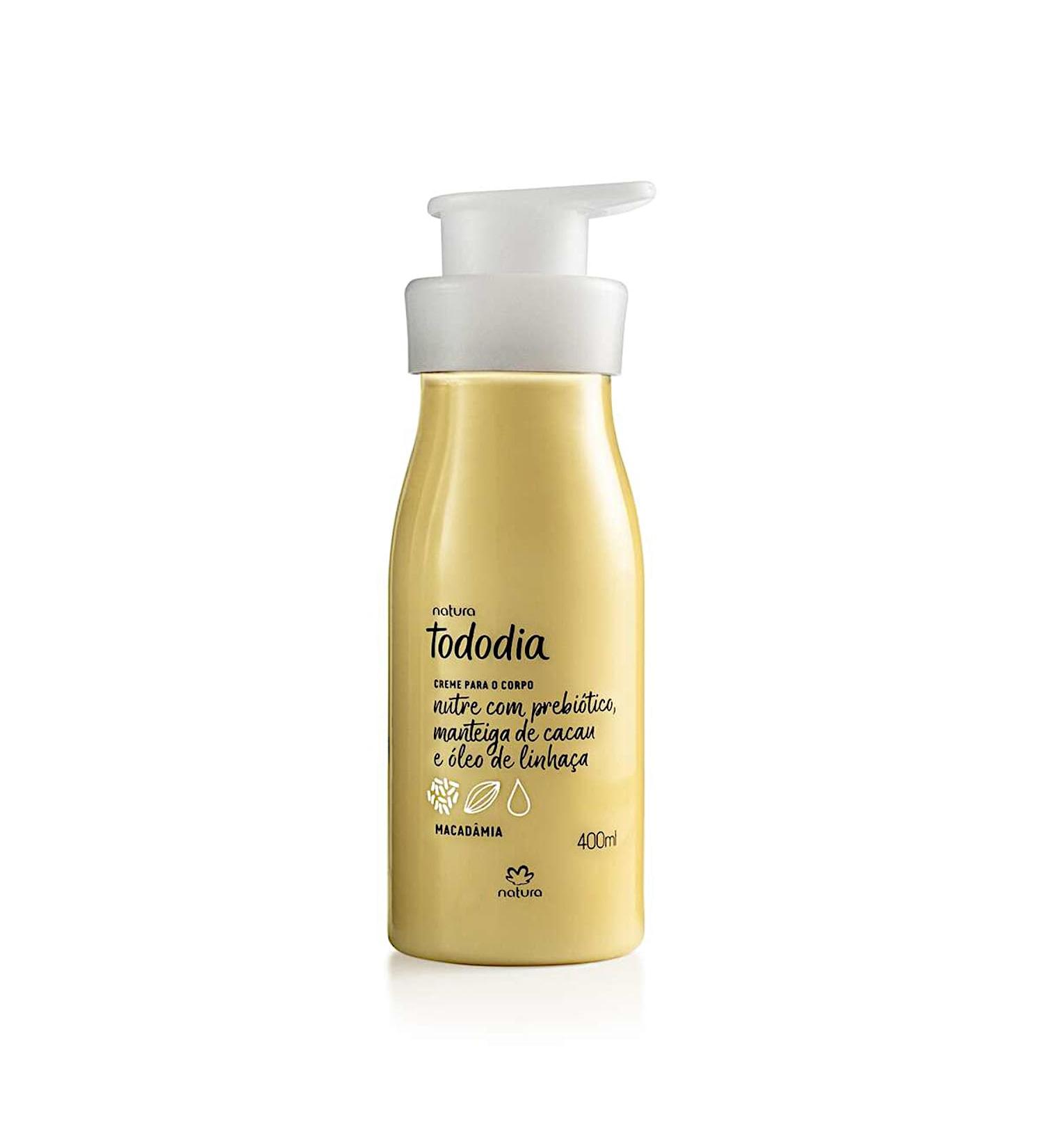 Natura Todo Dia Macadamia Body Cream 400ml - Nourishing Moisturizer for Every Day Use | Shop Internationally - Buy Online on GoSupps.com