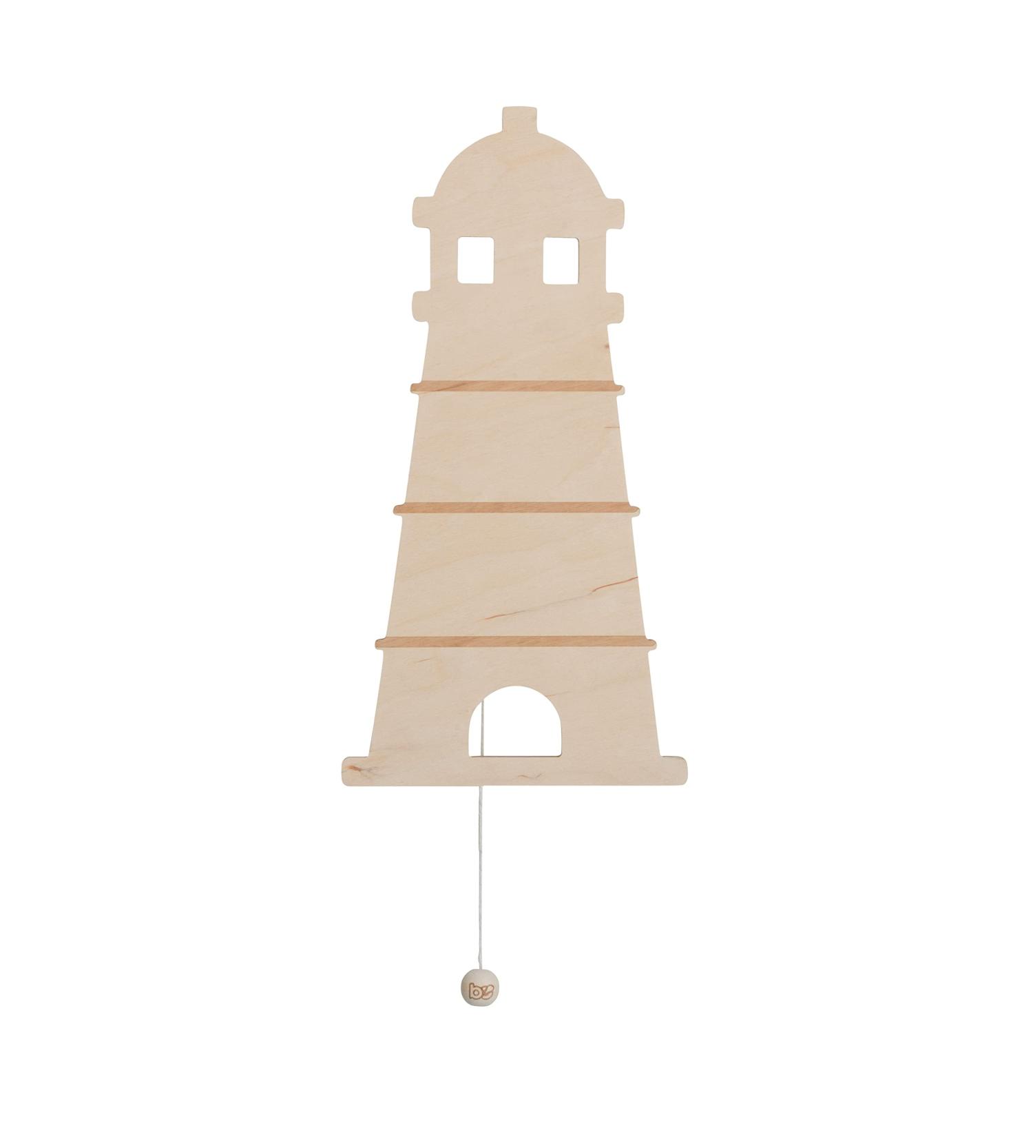 Bo Babys ONLY - Baby Lighthouse Wall Lamp | FSC Certified | Battery Night Light for Children's Room | 25000 Hours of Glow - Buy Online on GoSupps.com