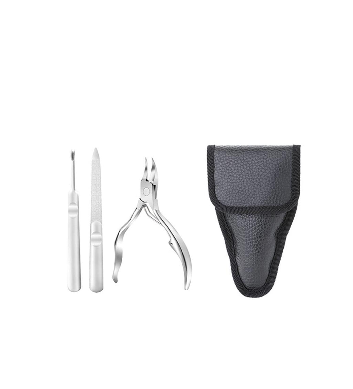 Manicure Kit Black Personal Care Pedicure Set Portable Nail Clippers Thick Nails Home Use 3 Pieces for Men Seniors Nail Clippers Kit (Size : B) - Buy Online on GoSupps.com