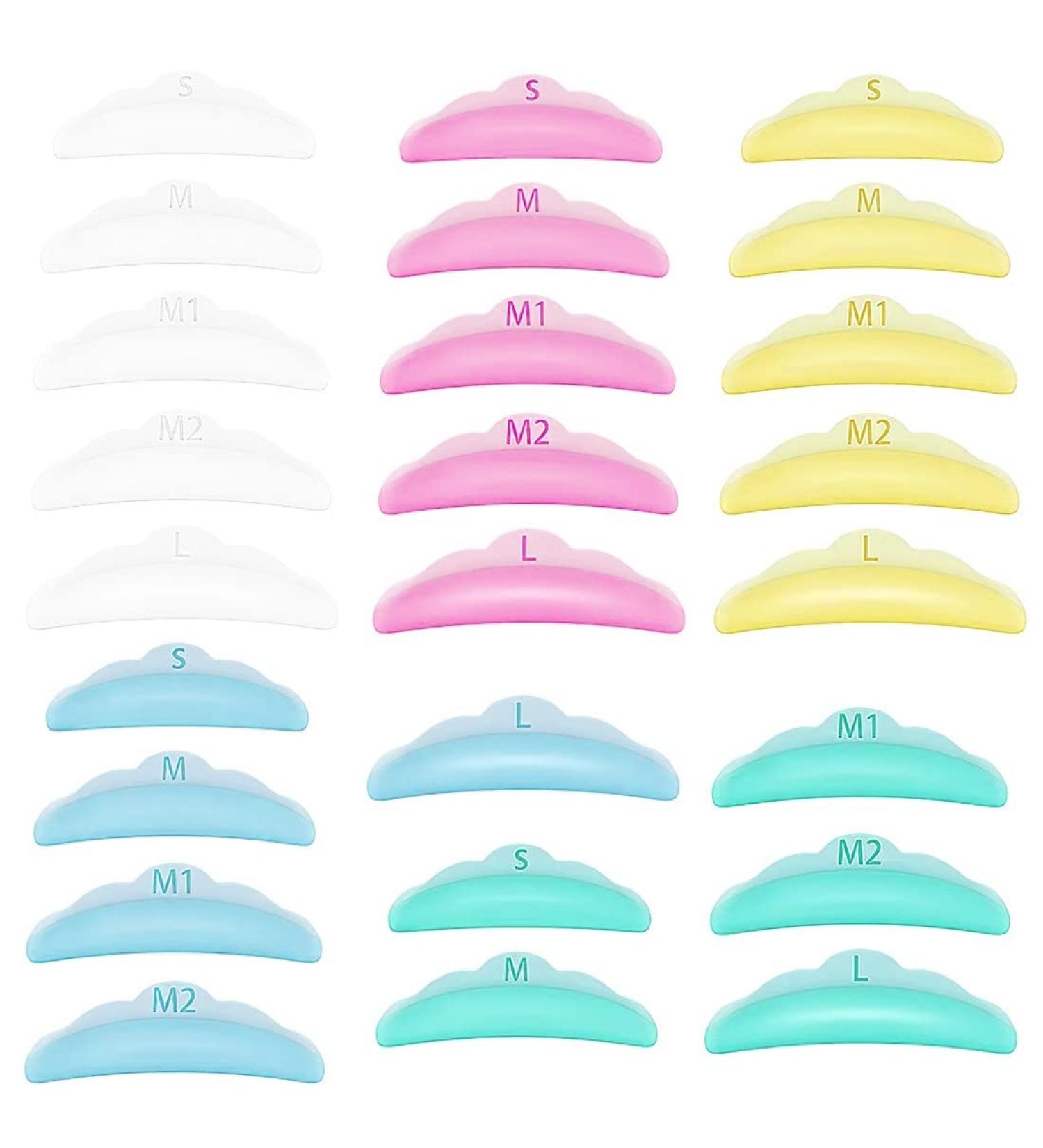 Jinwori 60 Pcs Eyelash Silicone Wave Pads | Reusable Eyelash Processing Tools for Extensions & Lamination - Buy Online on GoSupps.com