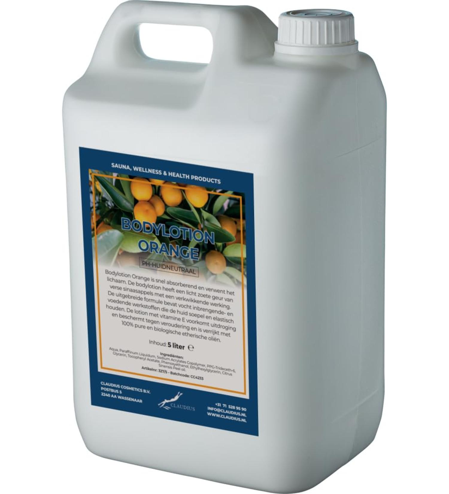 Claudius Bodylotion Orange 5 liter