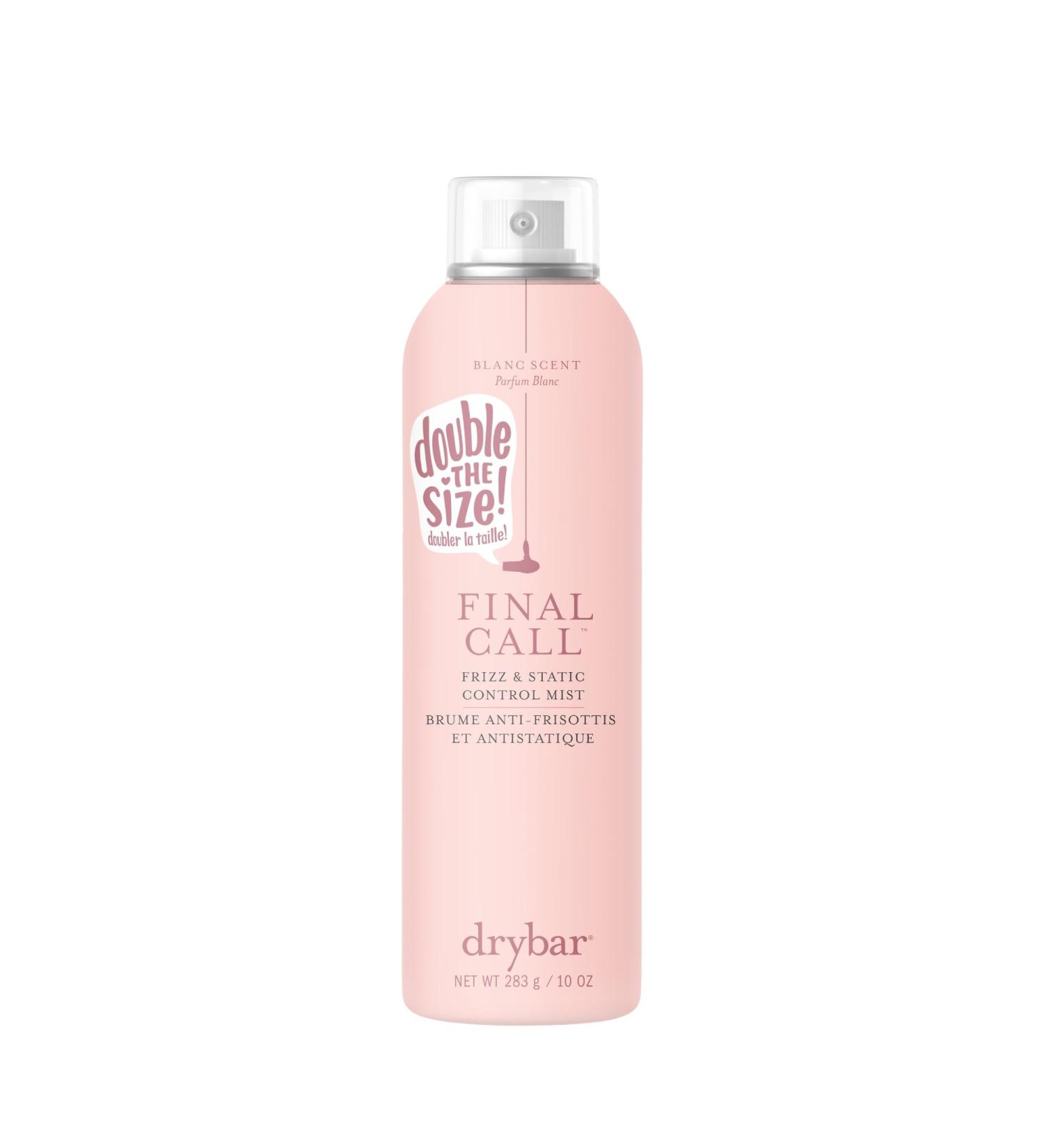 Drybar Final Call Frizz & Static Control Mist | Fights Frizz Tames Flyaways to Maintain Smooth and Shiny Blowouts 24 Hour Frizz Control & 72 Hour Static Control Blanc Scent 10 Fl Oz (Pack of 1) - Buy Online on GoSupps.com