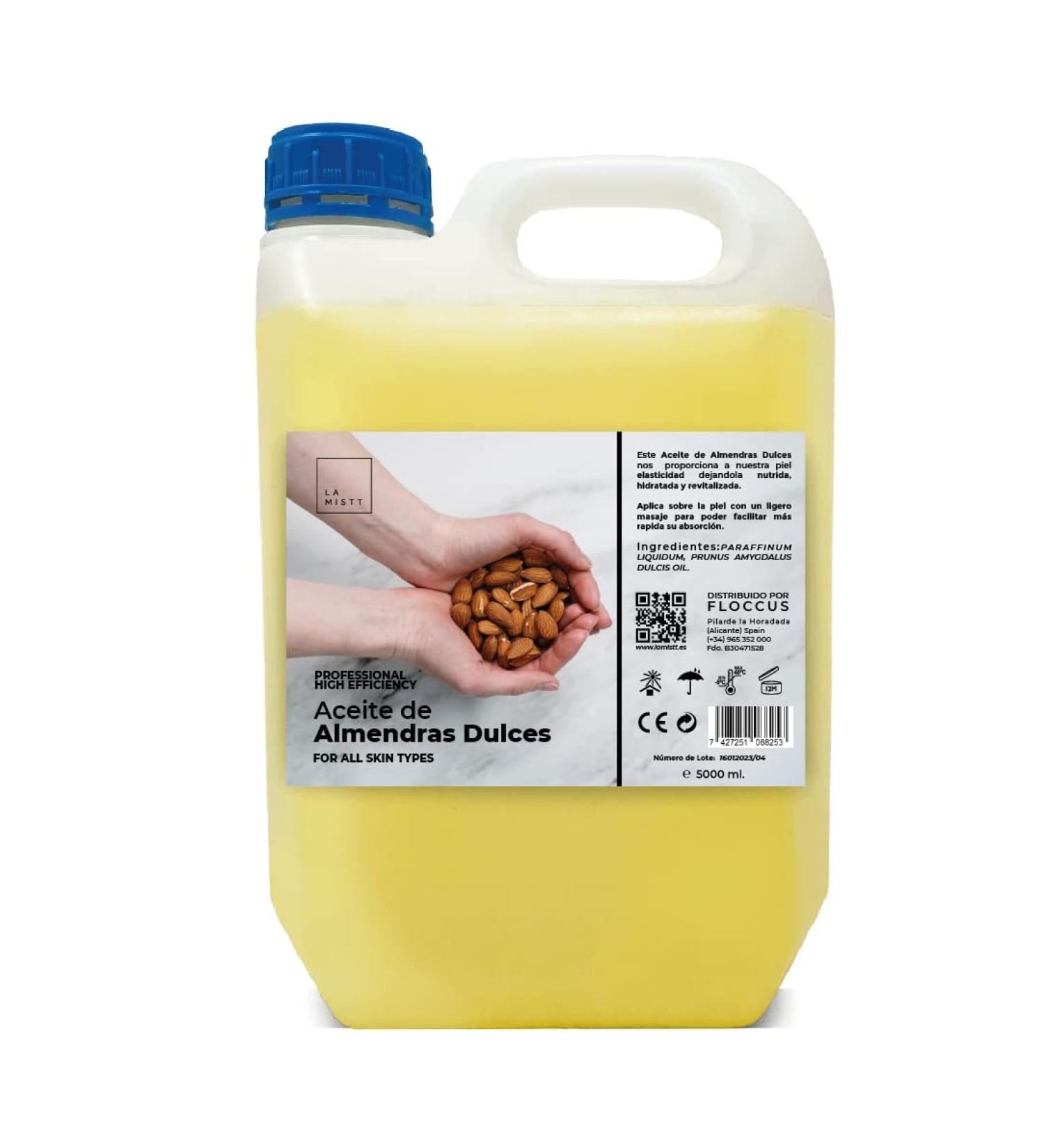 Almond Oil 5000 ml - Premium Professional Massage Oil for Relaxation & Skin Care | International Shipping Available - Buy Online on GoSupps.com