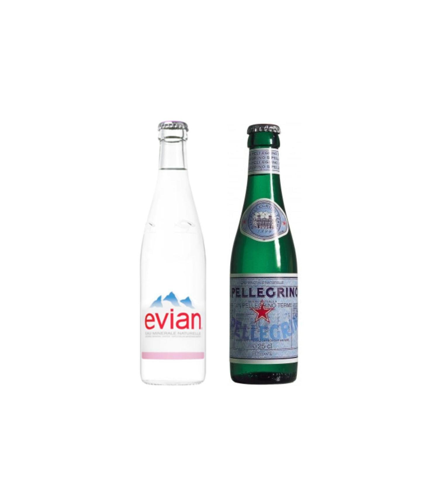 Evian bouteilles (10 x 50 cl) San Pellegrino bouteilles (10 x 50 cl)