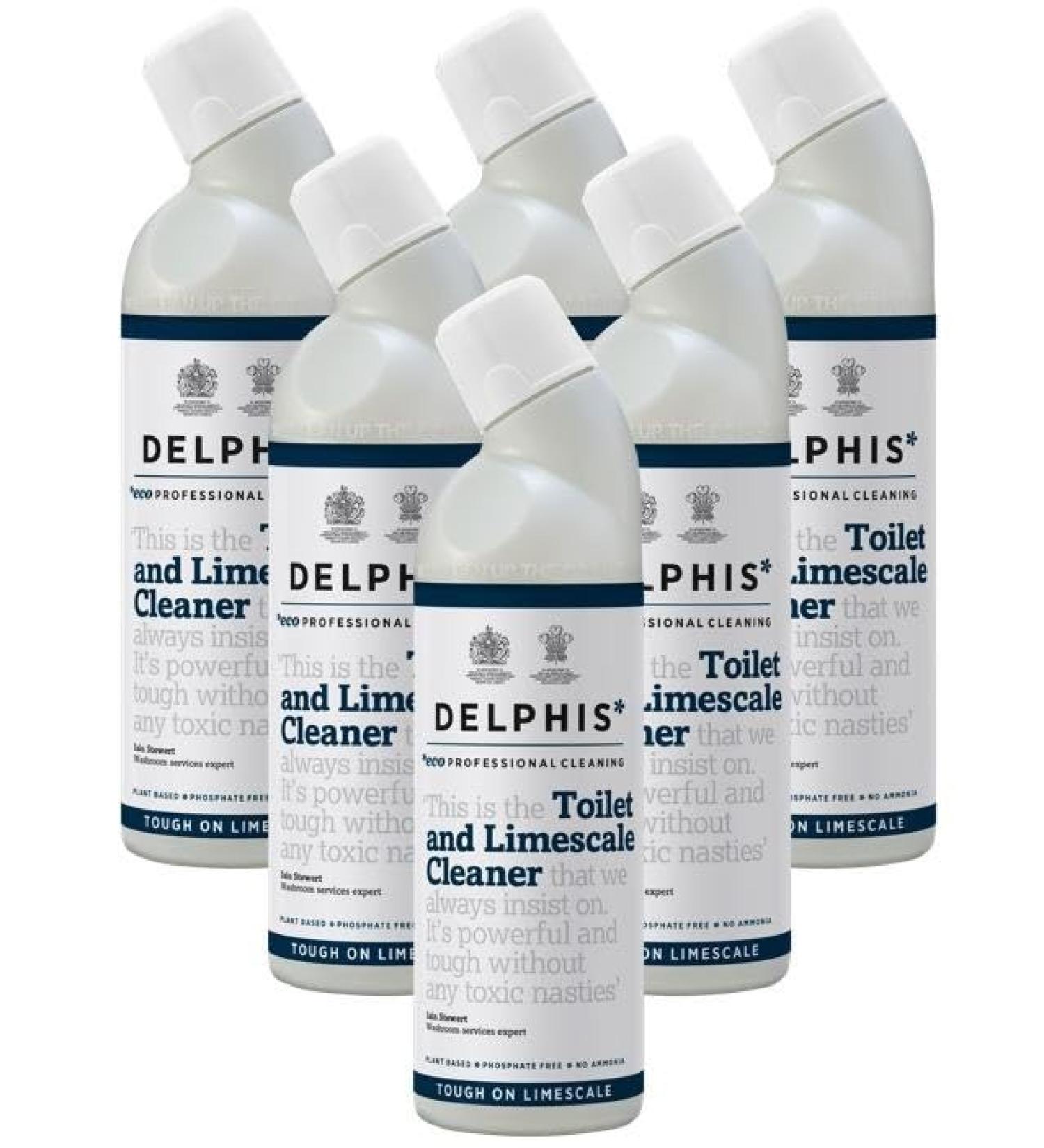 Case of 6 x Delphis Eco Professional Cleaning Toilet and Limescale Cleaner 750ml - Buy Online on GoSupps.com