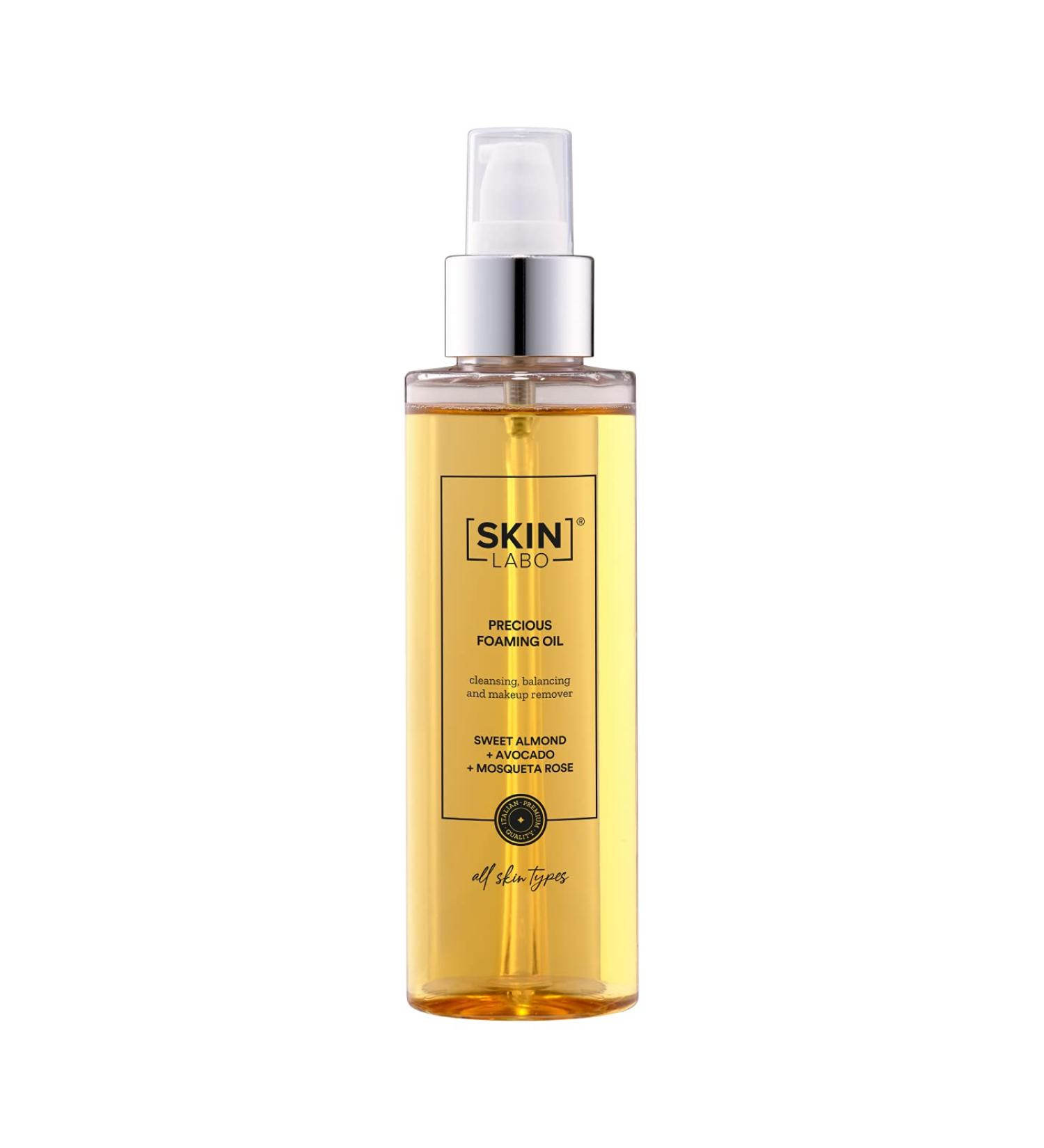 SkinLabo - Precious Facial Cleansing Oil. Gently and thoroughly cleanses. Removes waterproof make-up. Suitable for combination or oily skin. 150 ml. - Buy Online on GoSupps.com