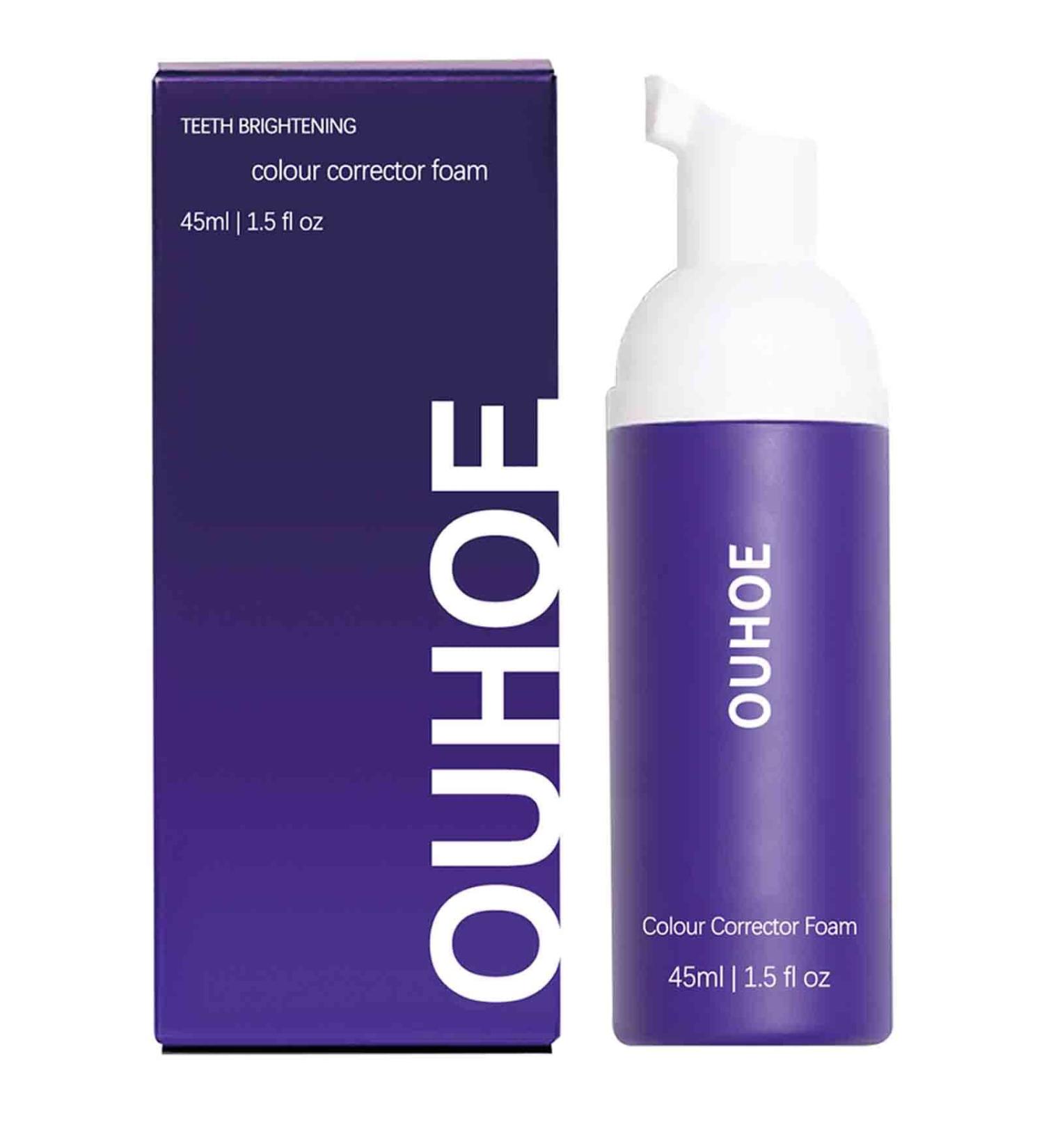 His Smile Teeth Whitening Color Corrector - Purple Toothpaste for Stain Removal (1PC) - Buy Online on GoSupps.com