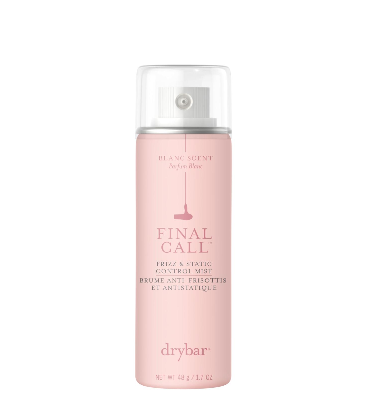 Drybar Final Call Frizz & Static Control Mist | Fights Frizz Tames Flyaways to Maintain Smooth and Shiny Blowouts 24 Hour Frizz Control & 72 Hour Static Control Blanc Scent 1.7 Ounce (Pack of 1) - Buy Online on GoSupps.com