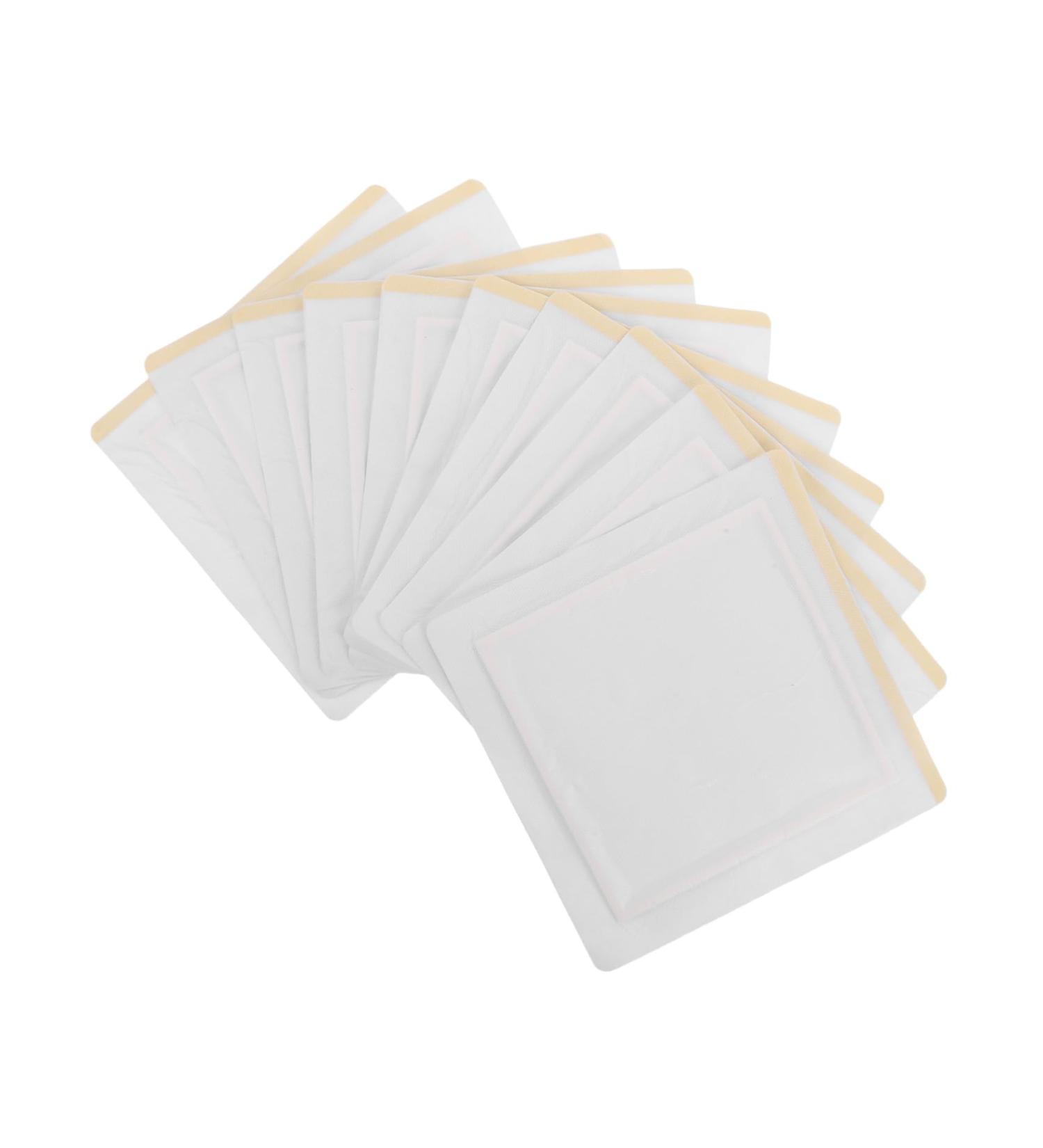 HEALEEP 10 Pieces Caster Oil Packets SelfAdhesive Disposable Oil Patches Pads for Navel and Knees AntiLeakage Body Massage For Use in Spas - Buy Online on GoSupps.com