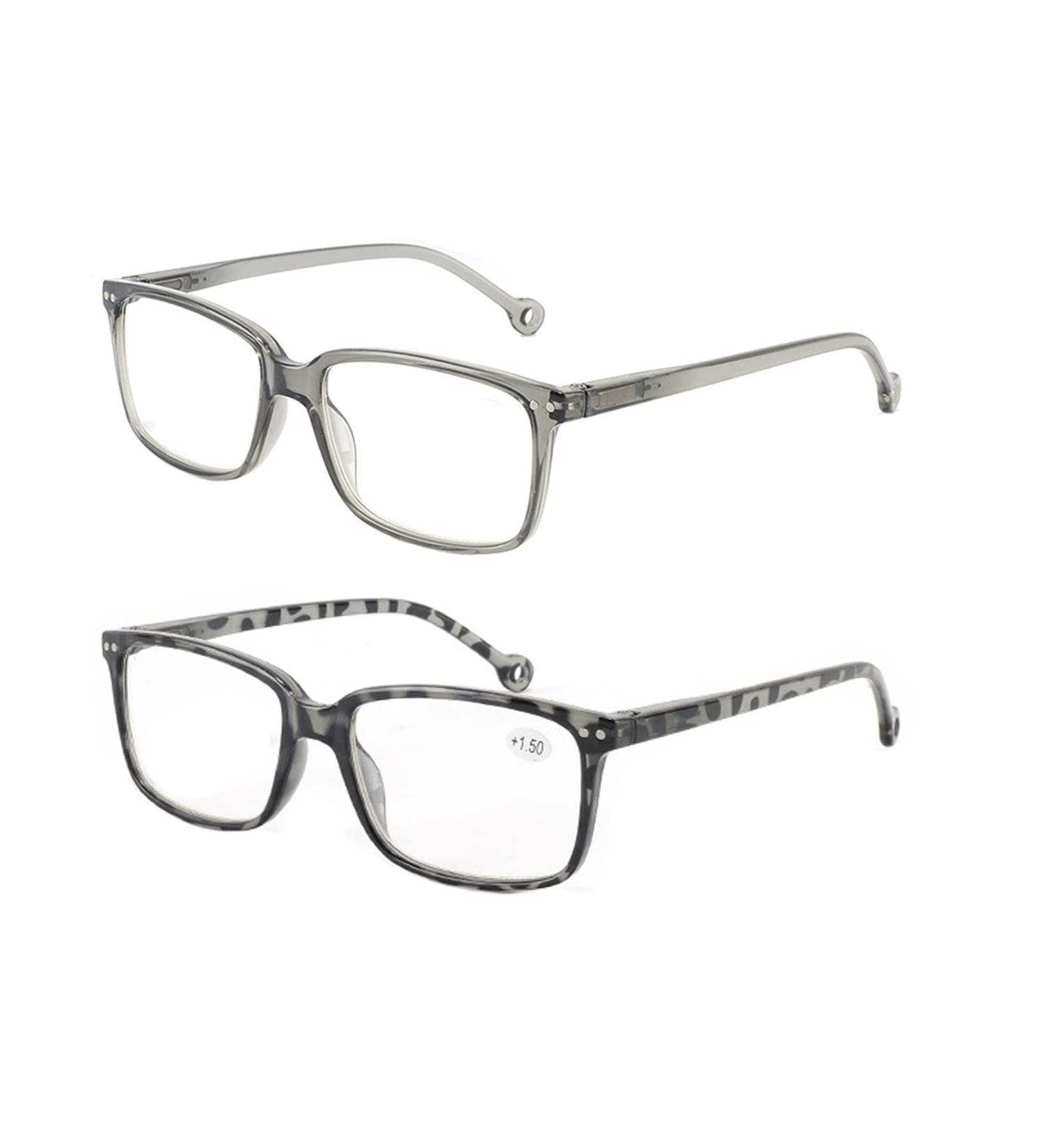 Kodilin Frameless Reading Glasses for Women & Men - Anti Blue Light Borderless Metal Glasses for Computer Use - Gray & Tortoise Styles Available | 1.0x Magnification - Buy Online on GoSupps.com