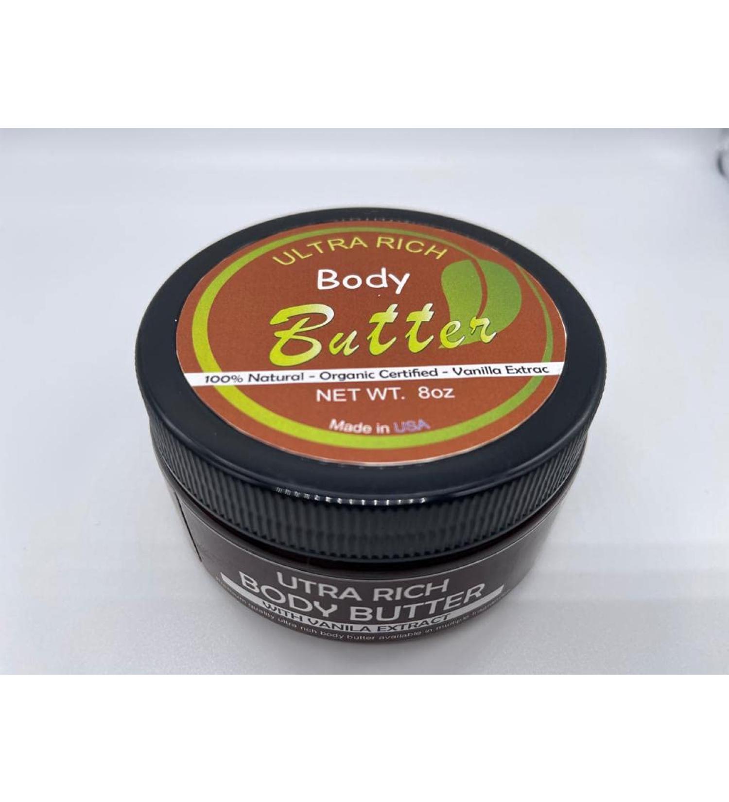 Ultra Rich Lavender Vanilla Body Butter - Moisturizing Cream for Sensitive Skin & Eczema Relief Safe for Babies & Adults 8 oz - Buy Online on GoSupps.com