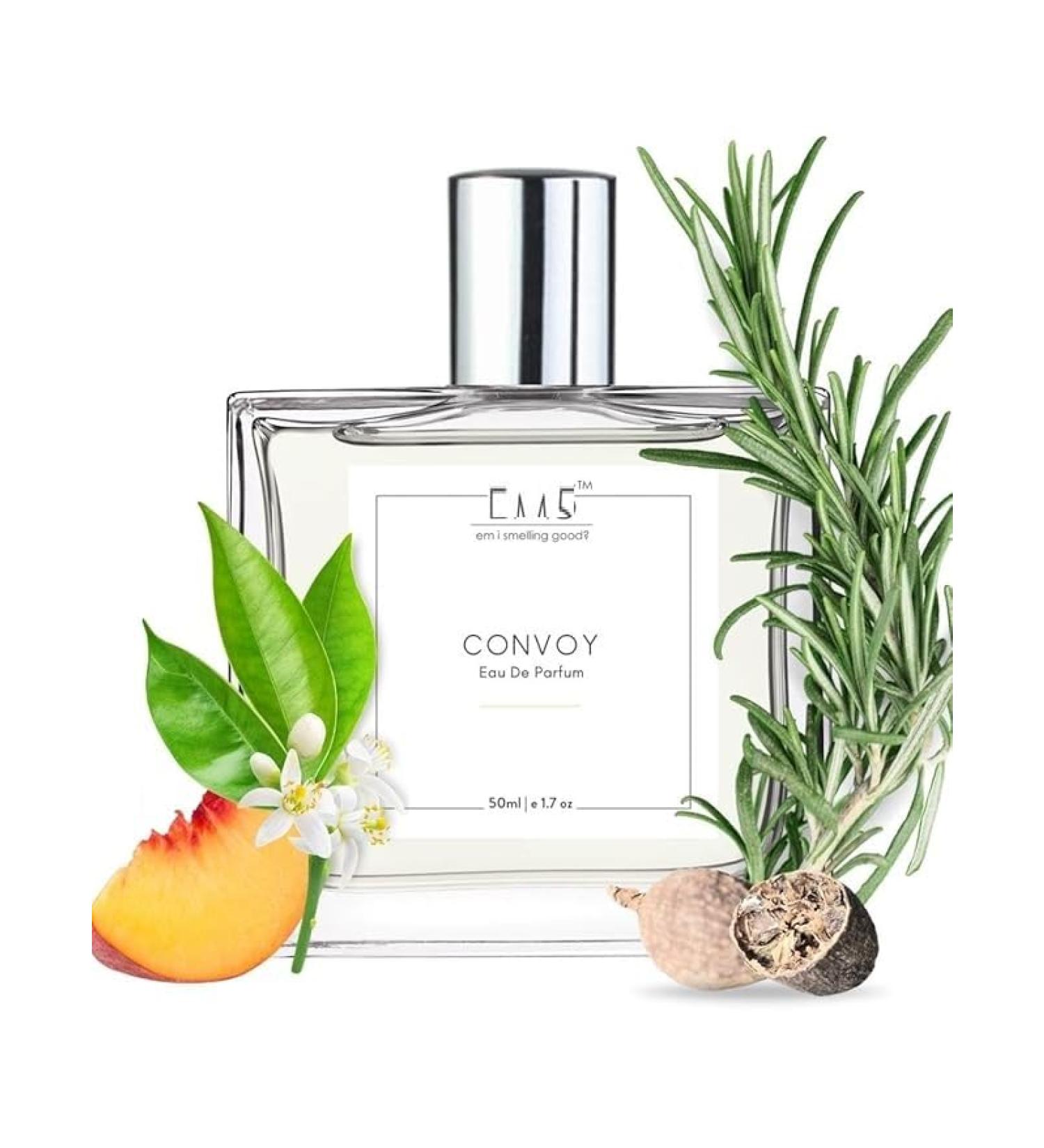 JSR4 Convoyy EDP Perfume for Men | Citrus Fresh Marine | Strong and Long Lasting Fragrance Spray | Luxury Gift for Him | 50 ML | 1.7 Fl Oz - Buy Online on GoSupps.com