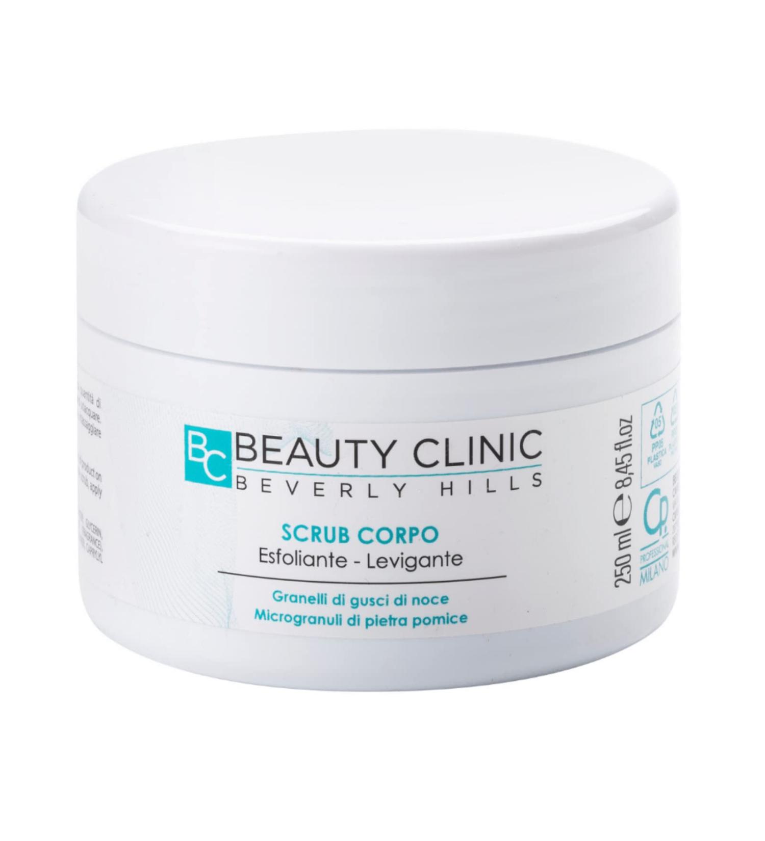 Capello Point Beauty Clinic peeling scrub peeling and smoothing effect formula with walnut grains and microgranules of abdominal stone 250 ml