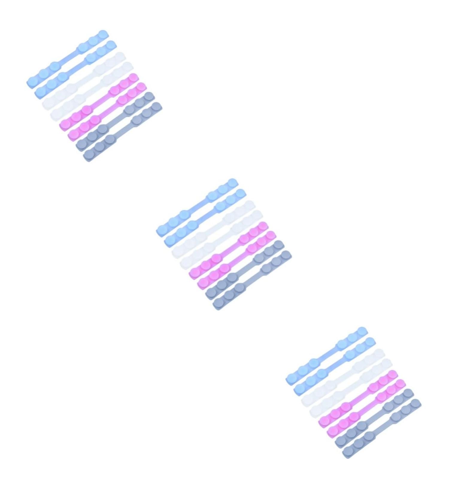 Clispeed 24 PC Mask Extension Strap Hooks - Durable Ear Rope Buckles for Comfortable Fit - Buy Online on GoSupps.com