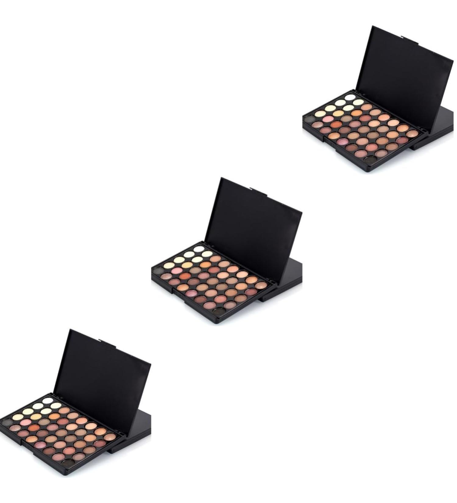 FRCOLOR 3pcs 40 Eye Pearly Makeup Shadow Pallet Cosmetic Colors Combination Lustre 1 count (Pack of 1) As Shownx3pcs - Buy Online on GoSupps.com