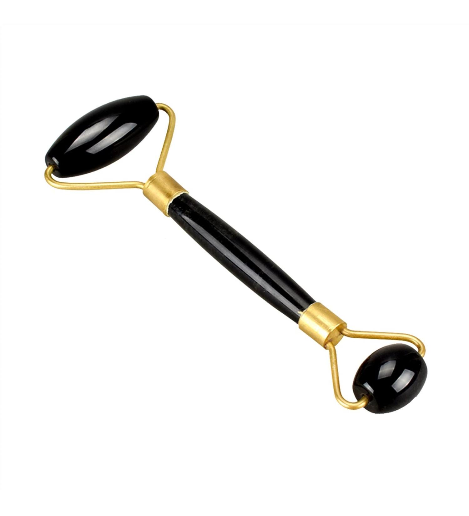 Massage Roller Crystal Jade Stone Cellulite Wrinkle Roller Cool Beauty Tool for Skin Care 1Pcs - Buy Online on GoSupps.com