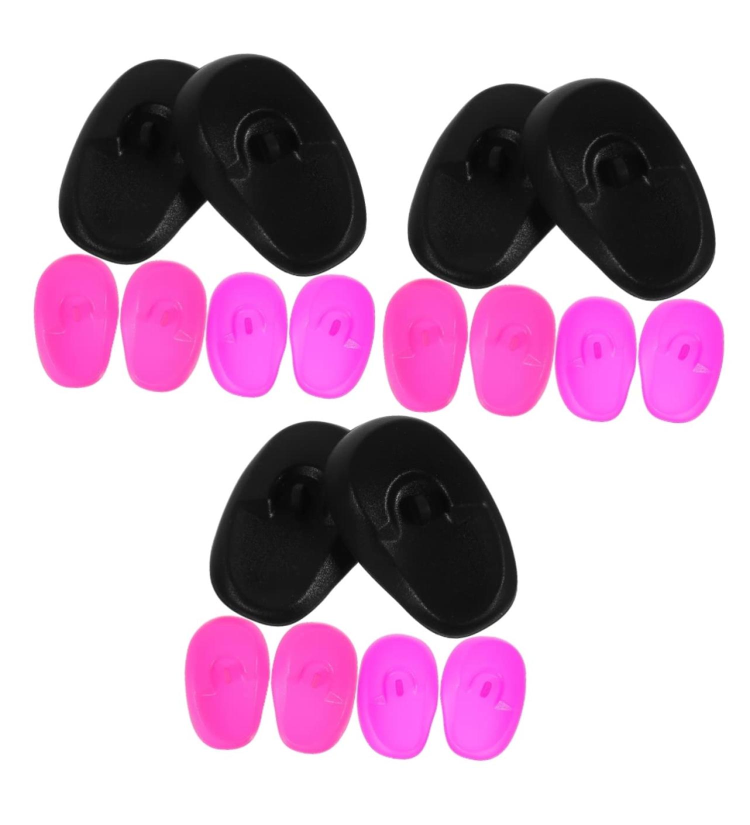 BELLIFFY Silicone Hair Dryer Earmuffs - 9 Pairs Assorted Colors - 8x5.5x3cm - Pack of 3 - Buy Online on GoSupps.com