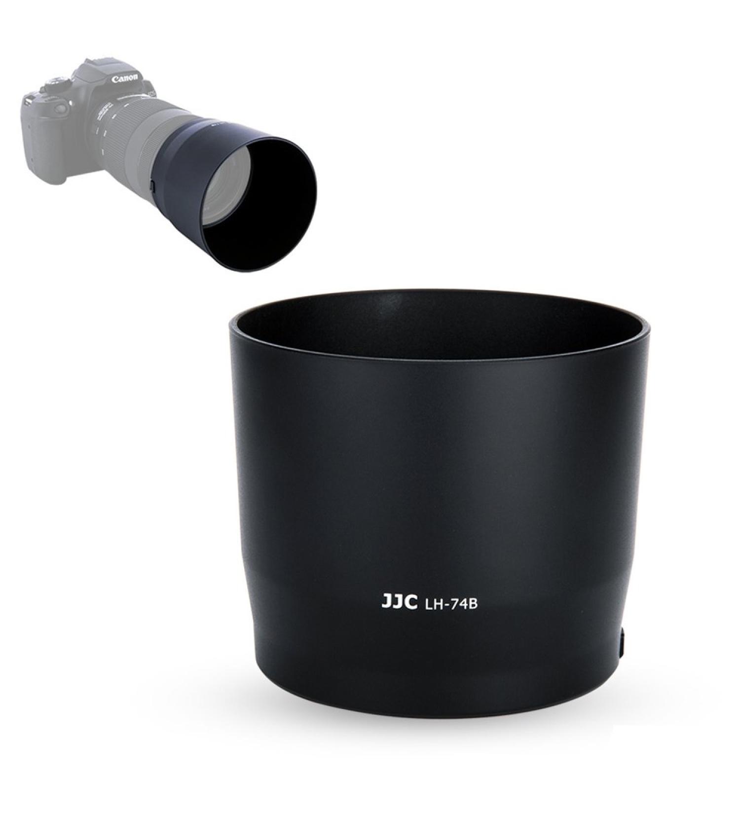 JJC Lens Hood for Canon RF 100-400mm & EF 70-300mm - Replaces Canon ET-74B - Reversible/Bayonet Design - Buy Online on GoSupps.com