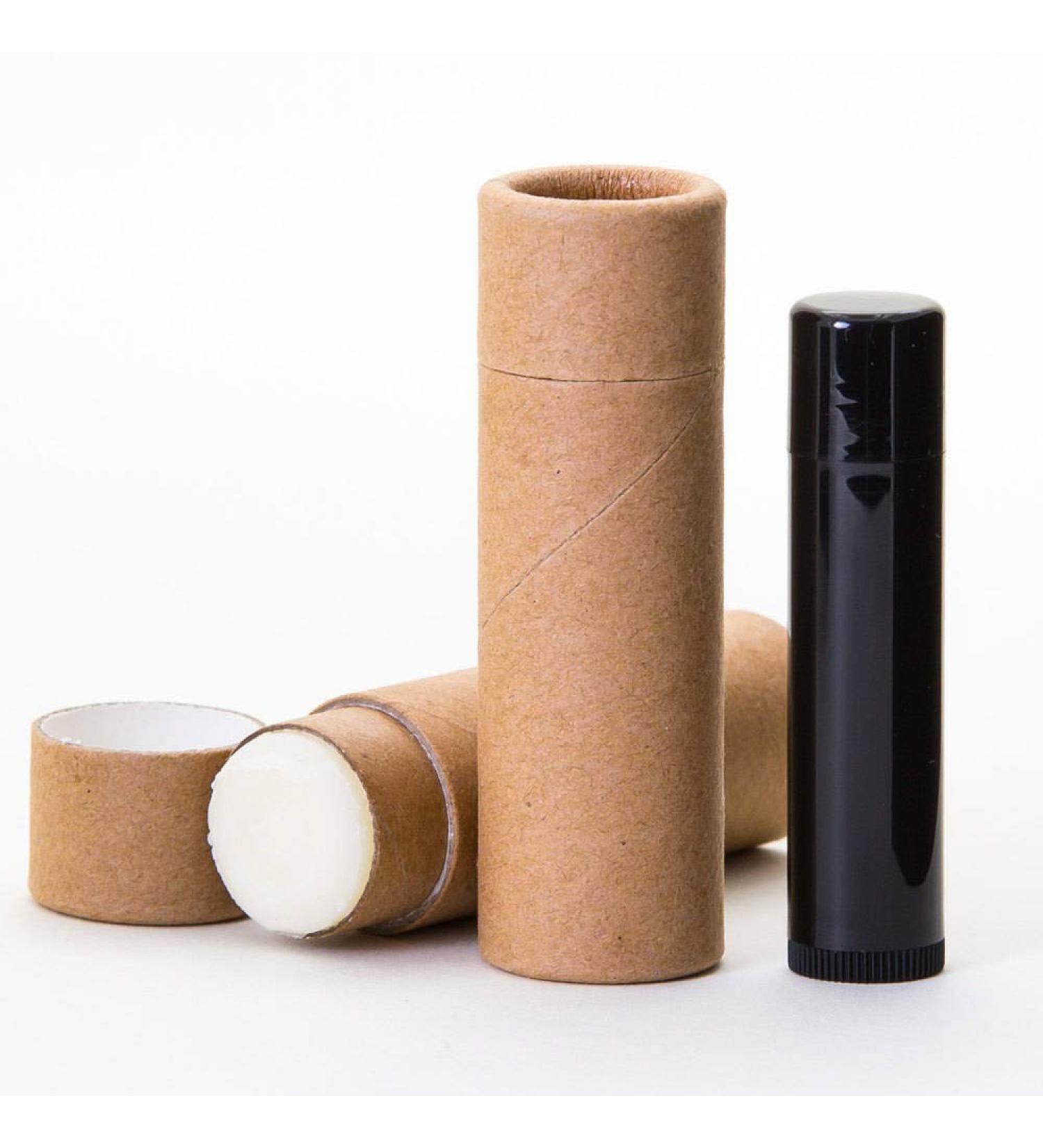 1/2 OZ (Tall) Kraft Paperboard Lip Balm/Deodorant/Cosmetic/Lotion Tubes x50