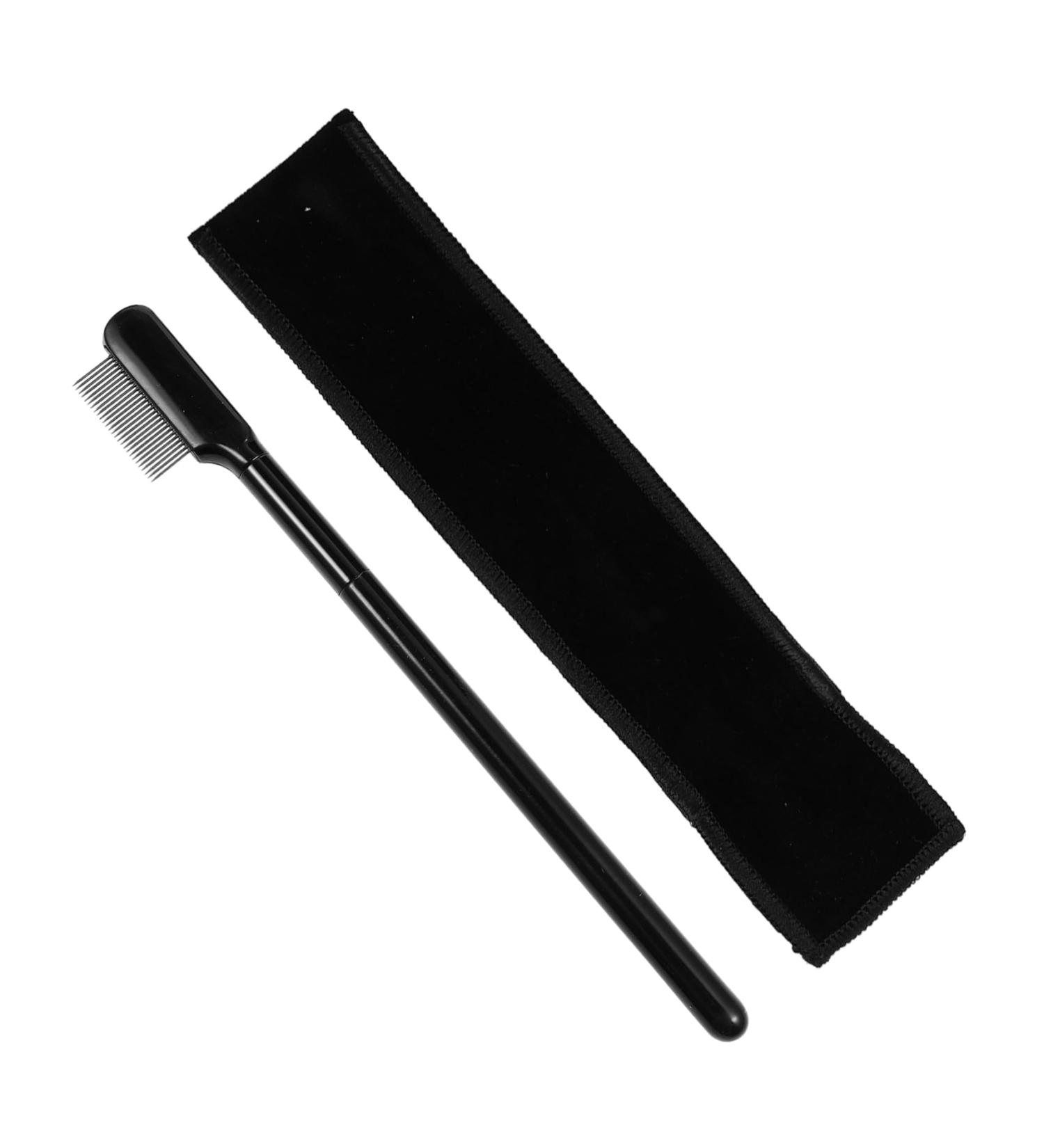 Didiseaon Eyelash Comb Brush Tool Set | 5 Sets Metal Mascara & Eyebrow Comb for Perfect Makeup | Black Lash & Wooden Handle Cosmetics - Buy Online on GoSupps.com
