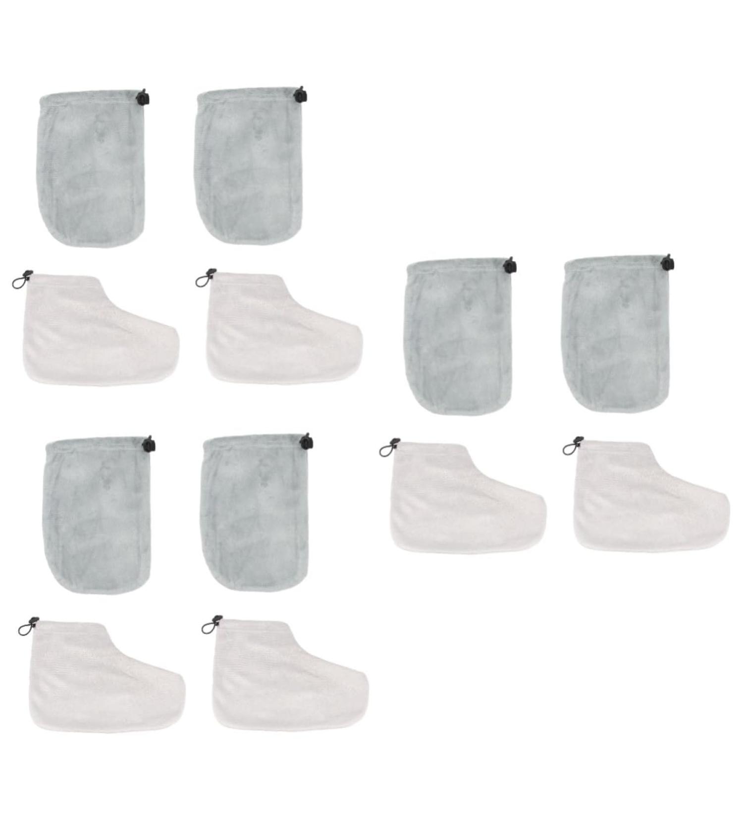 minkissy 6 Pairs Gloves Foot Covers Protective Foot Cover Wax Bath Foot Cover Wax Bath Mitts Wax Bath Foot Hand Cover Paraffin Wax Foot Cover Comfortable Boots Insulation Cotton Liner - Buy Online on GoSupps.com