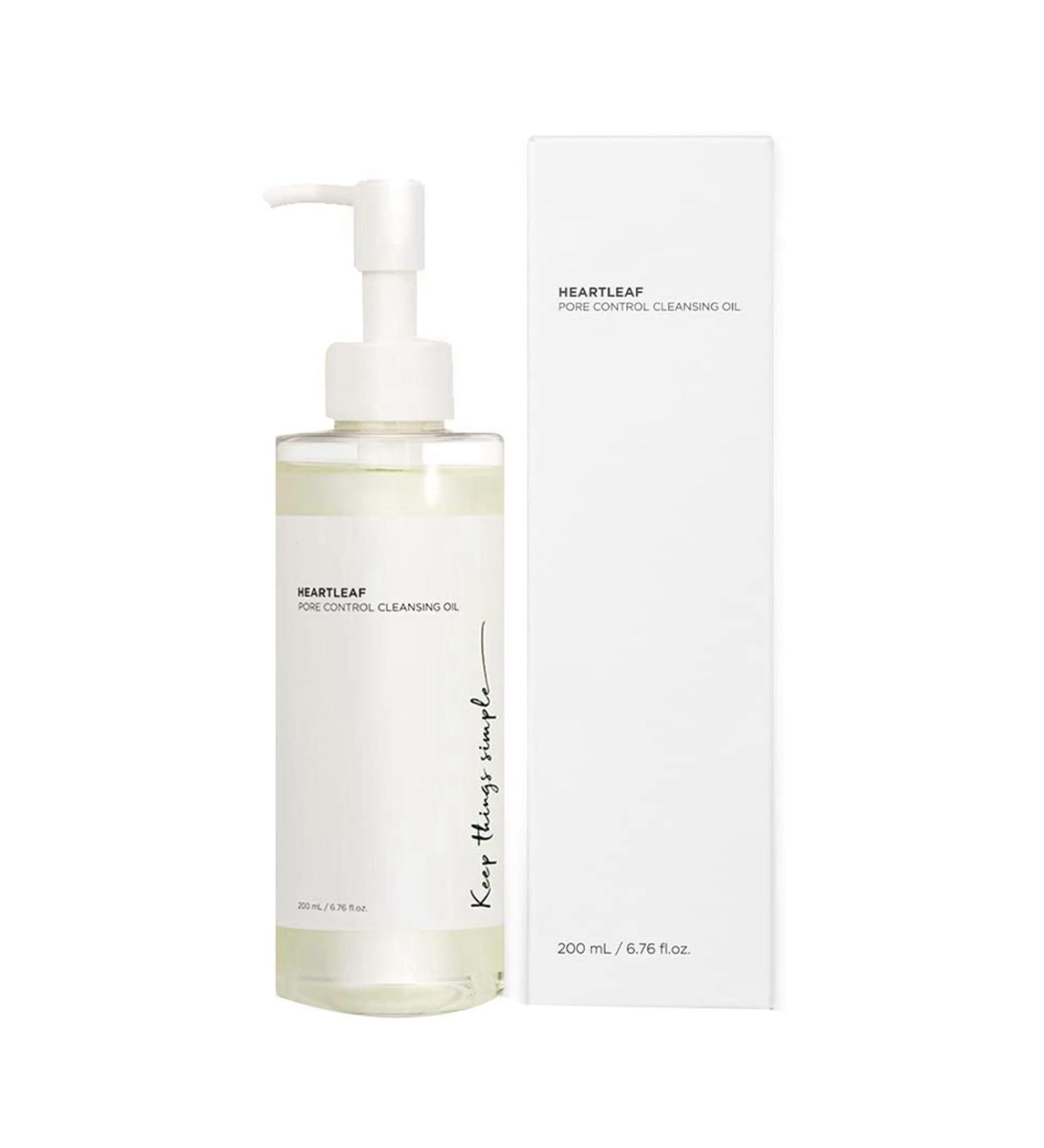 Pore Control Cleansing Oil - Korean Facial Cleanser & Gentle Makeup Remover - 6.76 fl oz (200ml) for Deep Cleansing & Blackhead Removal - Buy Online on GoSupps.com