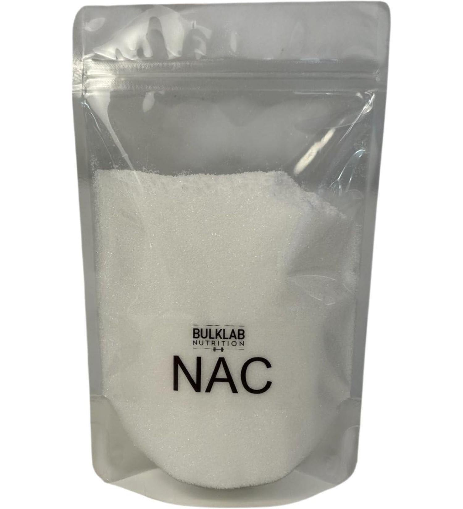 BulkLab Nutrition NAC 100 NAcetylCysteine Vegan Antioxidants Glutathione Without unnecessary additives High Quality Made in the Netherlands 100g