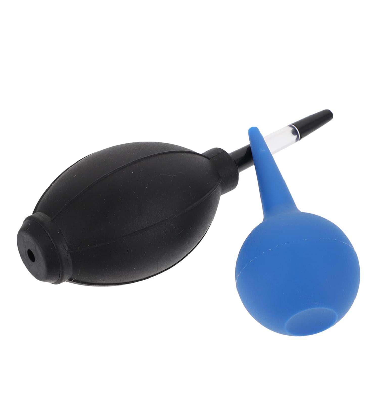 2pcs Blue Rubber Aspirator Syringe Set for Ear and Nasal Cleaning - Adults Silicone Bulbs - Laboratory-grade - Buy Online on GoSupps.com