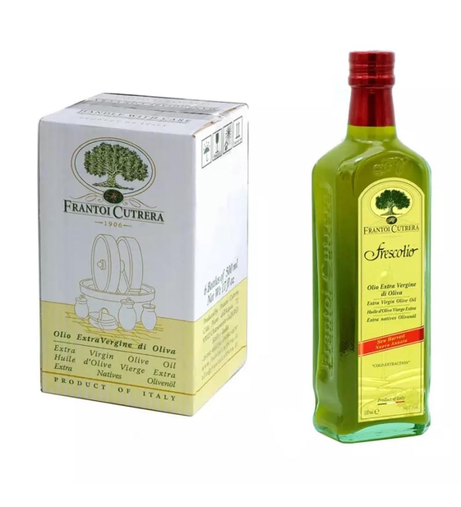 Frantoi Cutrera Novello Frescolio Cutrera Extra Virgin Olive Oil 500 ml x 6