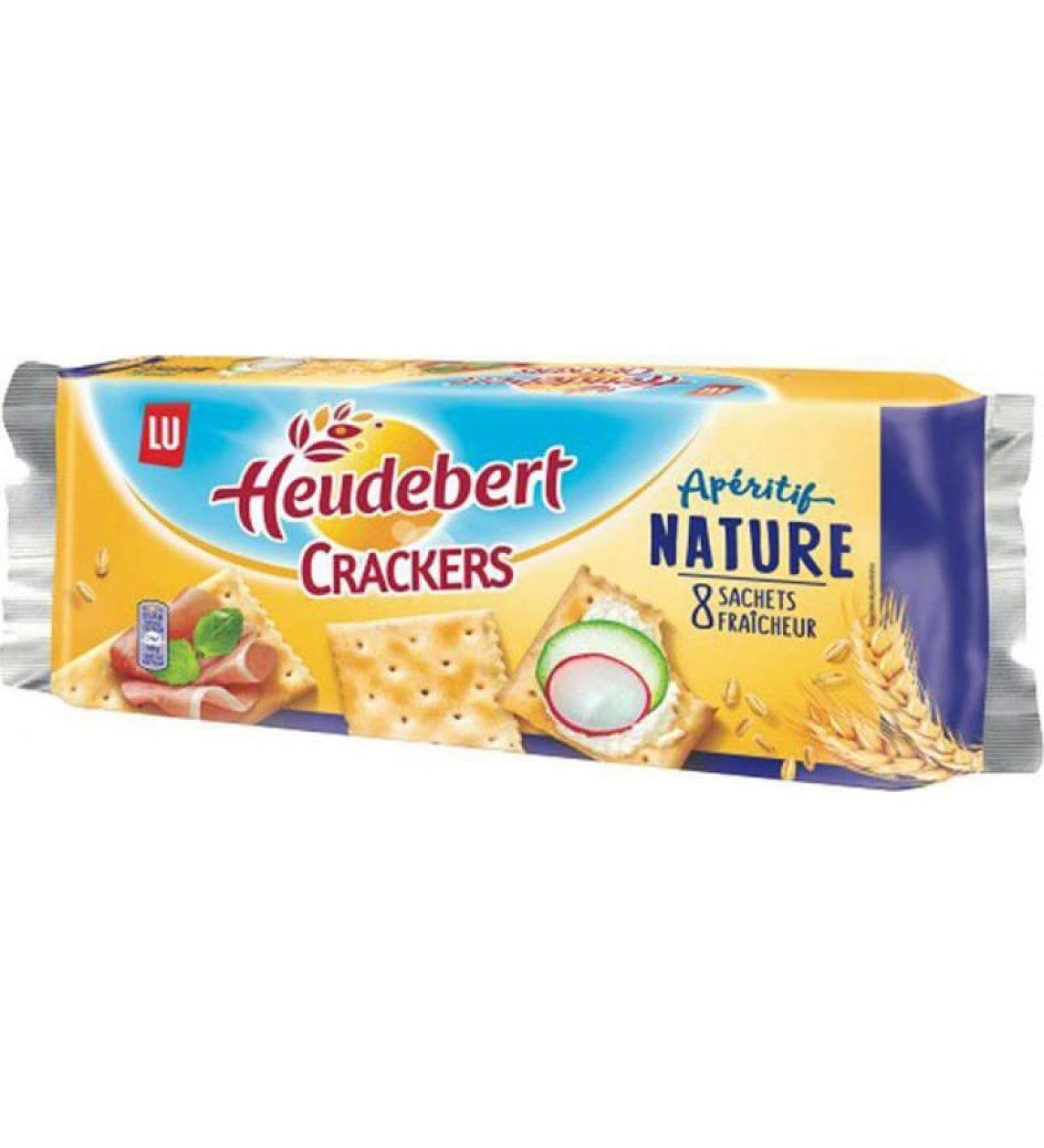 LU Heudebert Crackers Apéritif Nature 250g (lot de 6)