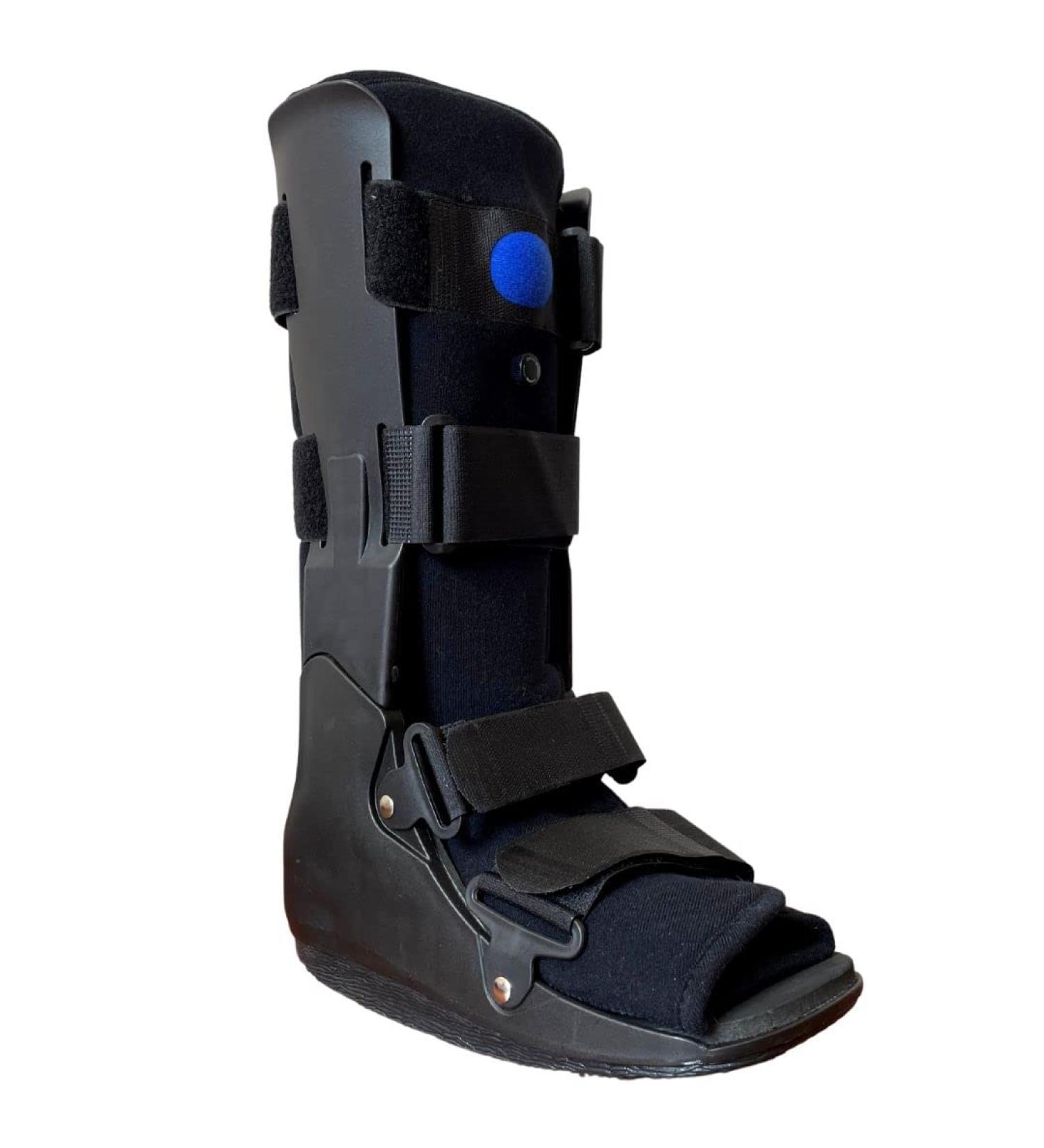 HYPERZ Air Walker Orthopedic Boot - Black Tall Ankle Immobilizer & Air Cam Fracture Boot for Sprains Fractures & Injuries - International Shipping Available - Buy Online on GoSupps.com