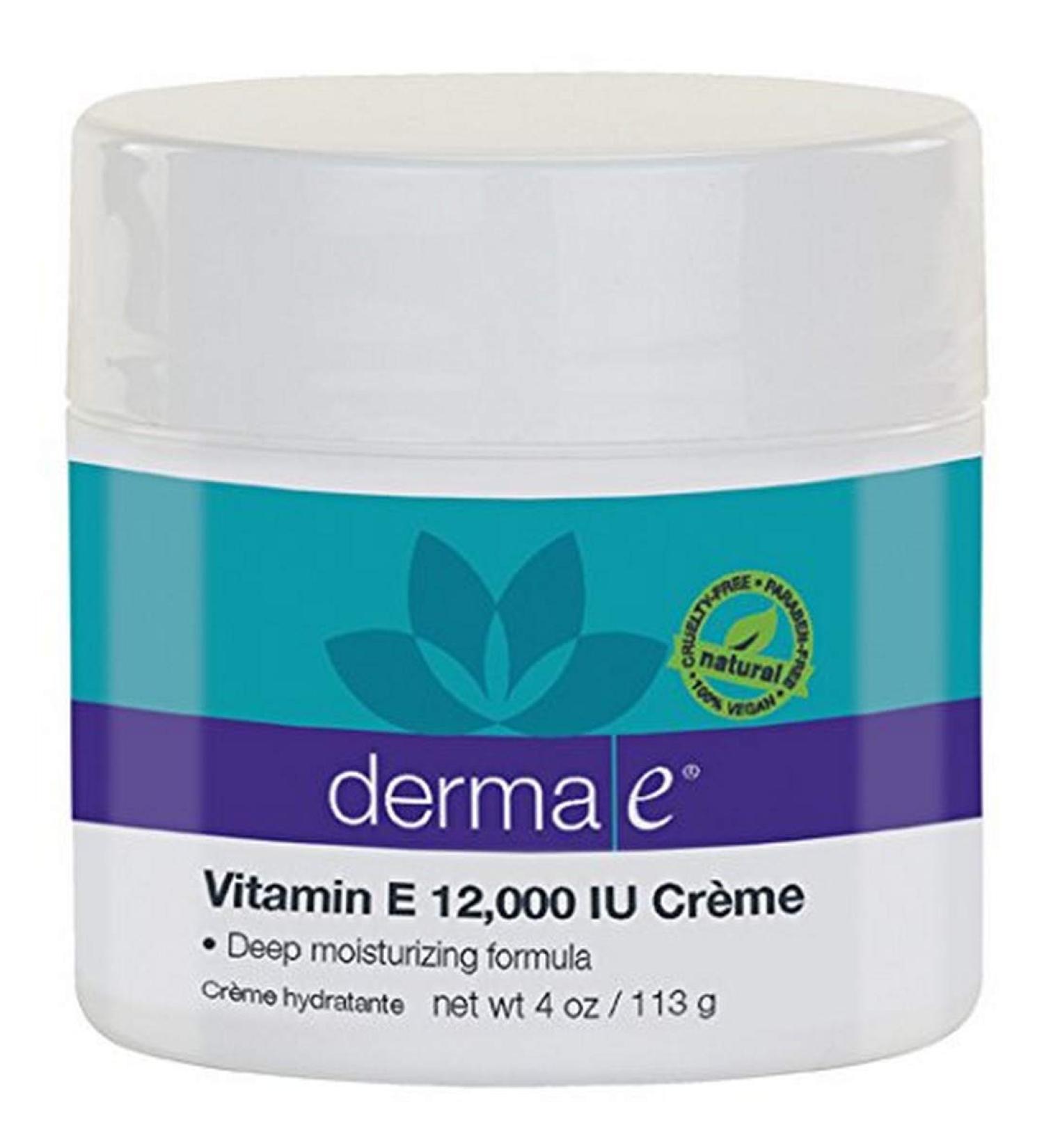 derma e Deep Moisturizing Formula Vitamin E 12 000 IU Cr me 4-Ounce Jar (Pack of 3)