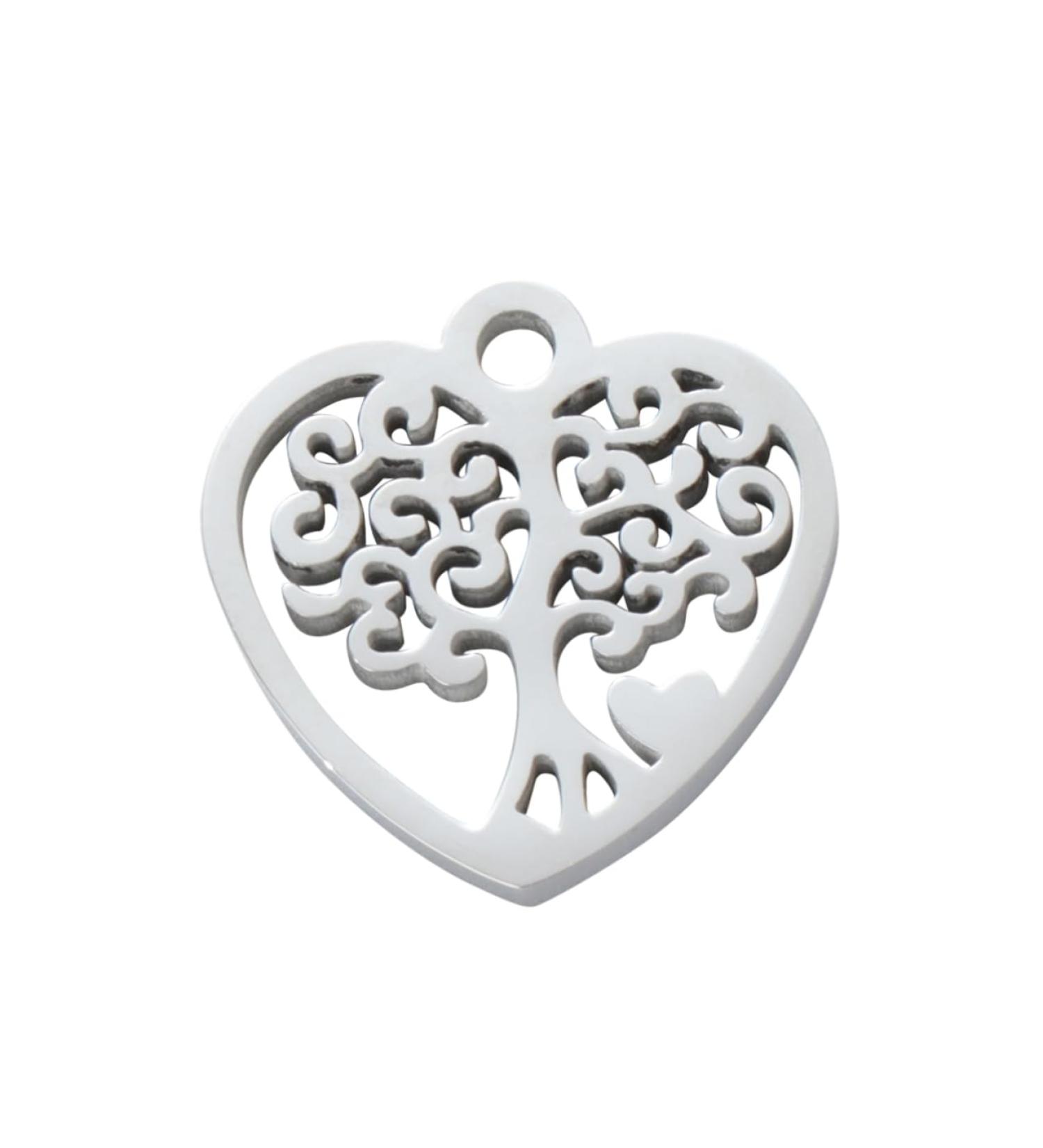 TEHAUX Heart Charm Bracelet Dangle Charms for Bracelets Bracelet for Charms Pendant Pouch Heart Charms Heart Charms for Jewelry Making Jewelry Bracelets Heart Jewelry Necklace Wrist Chain 1.6*1.6cm Silver - Buy Online on GoSupps.com