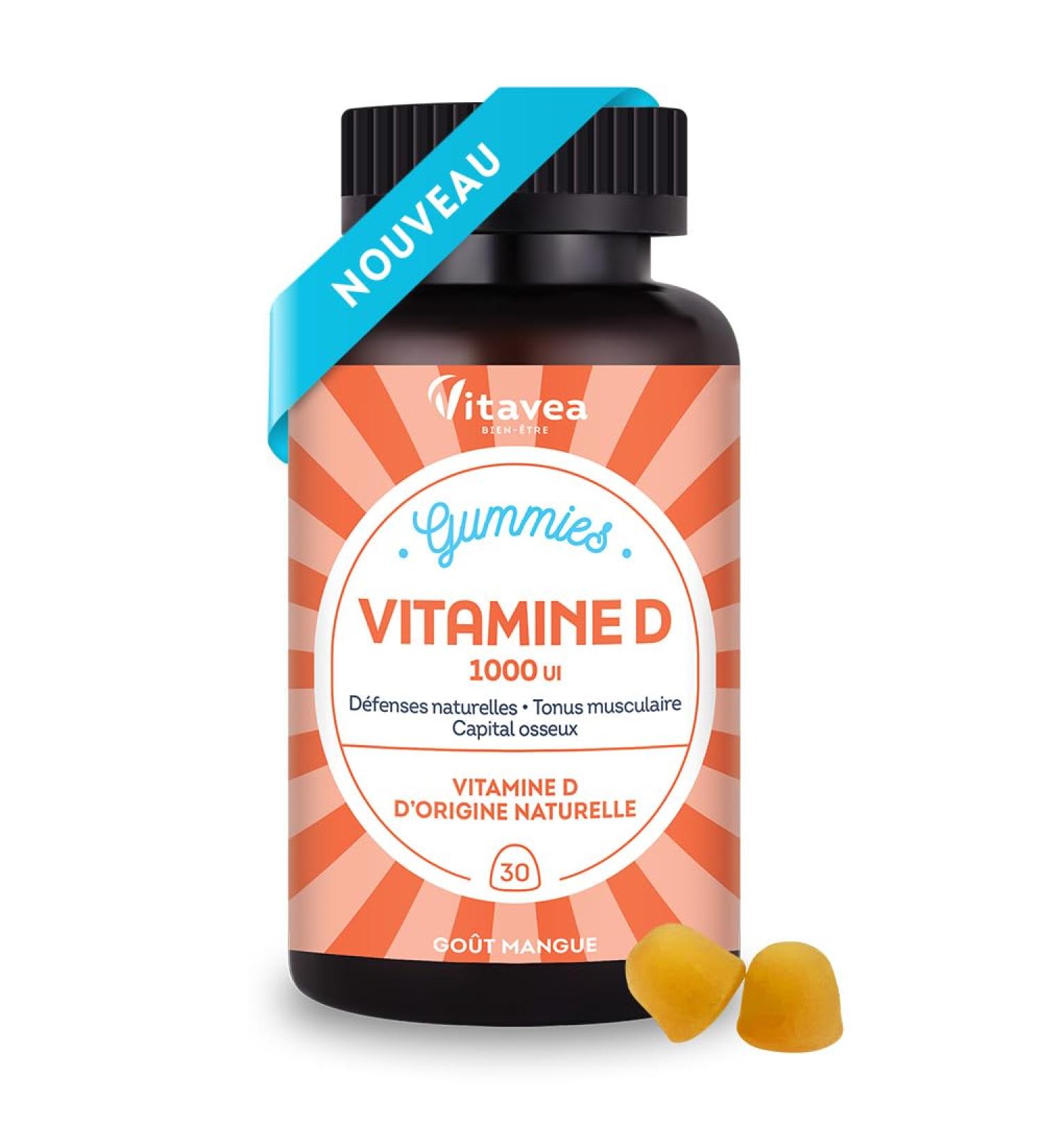 Vitavea - Vitamin D Gummies - Dietary Supplement Natural Defenses Immunity - Strengthened Natural Defenses Maintenance of Bone Capital - 30 Gummies - 30 Days - Buy Online on GoSupps.com