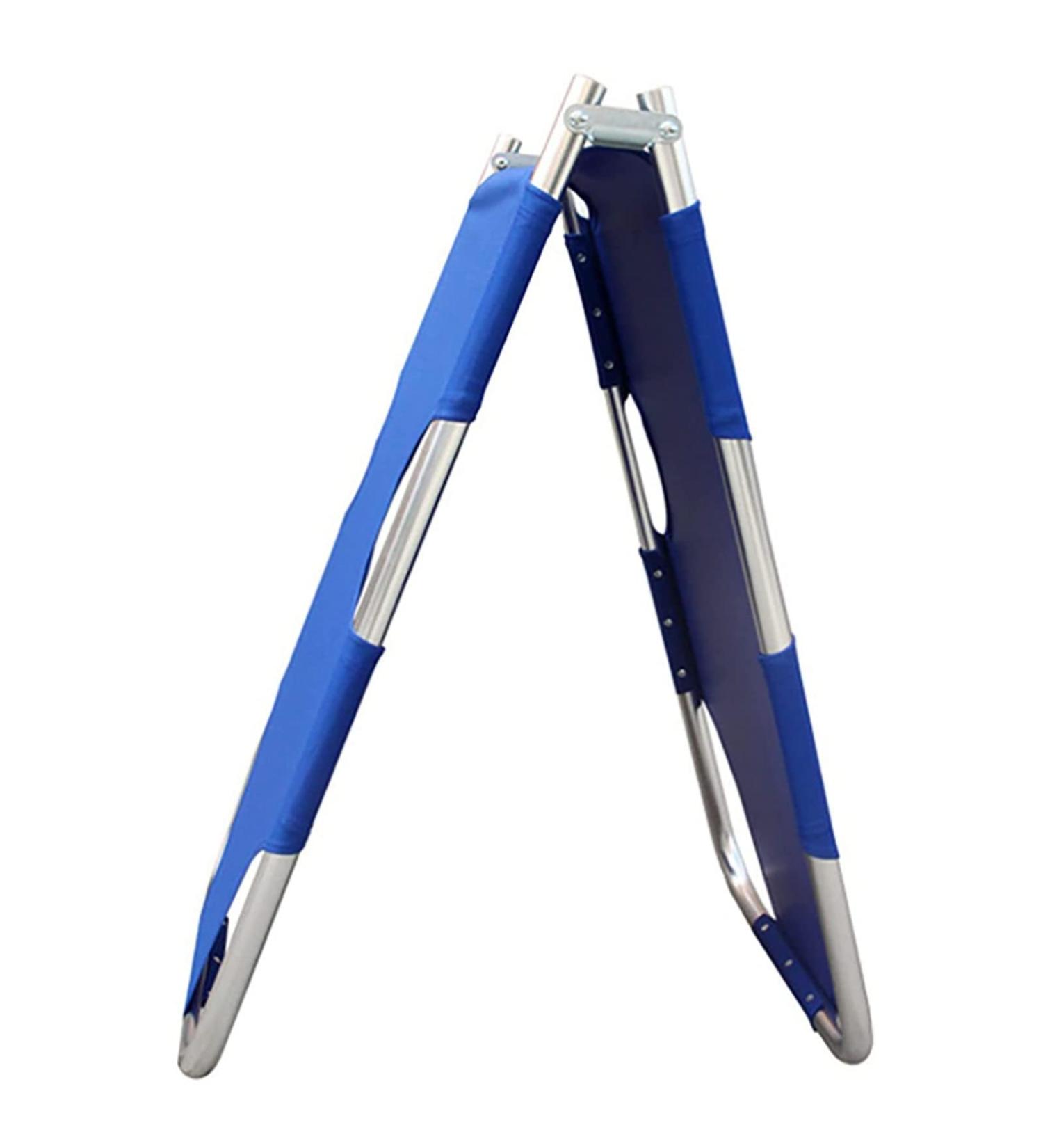 Foldable Stretcher Foldaway Portable Stretcher with Two Steel Bars Flat Capacity Lightweight Heavy Duty Travel Size Patient Transport - Buy Online on GoSupps.com