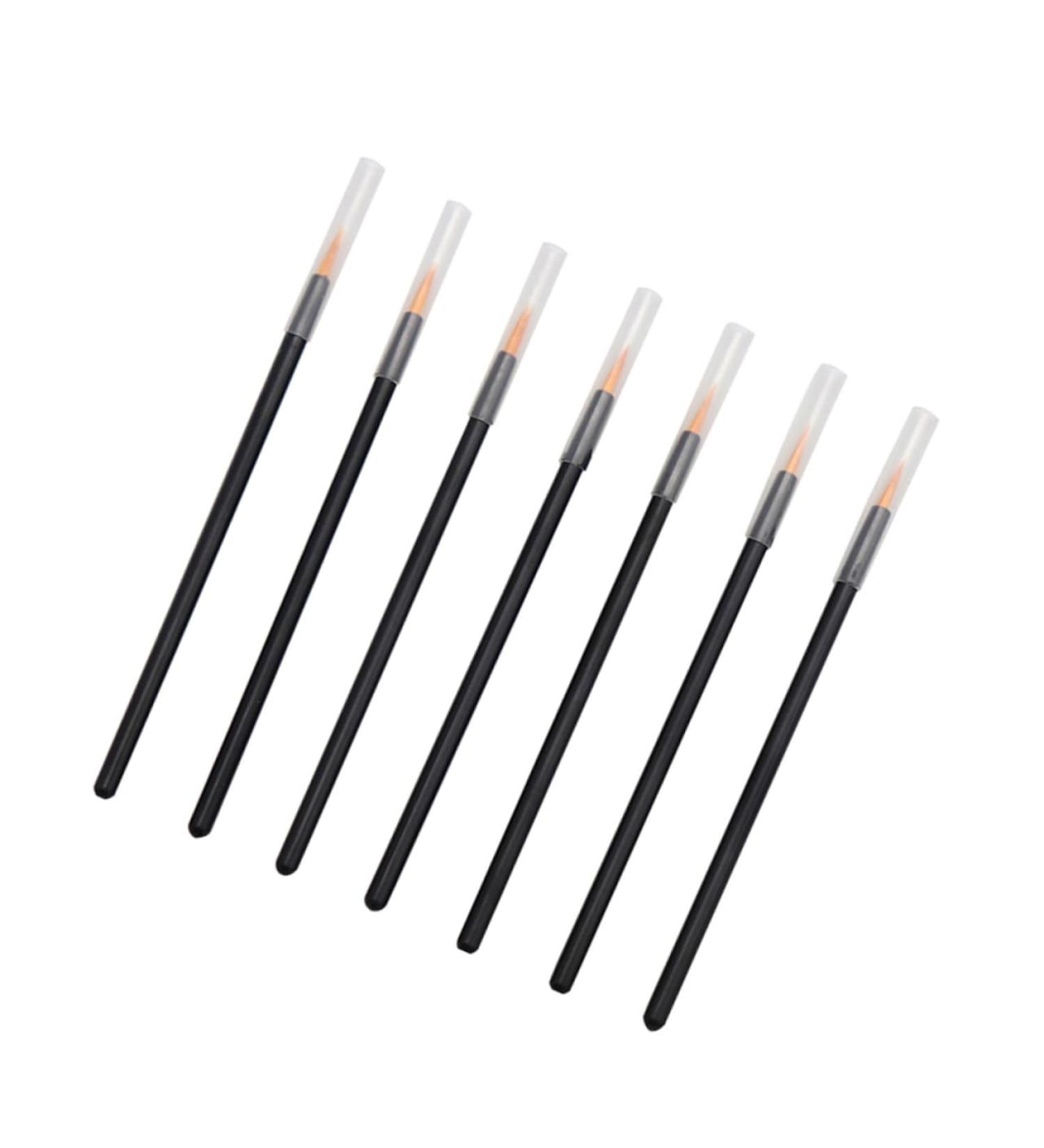 PLAFOPE 50pcs Disposable Eyeliner Brush Eye Liner Pens Eyebrow Liner Brushes Small Eyeliner Brush Black - Buy Online on GoSupps.com
