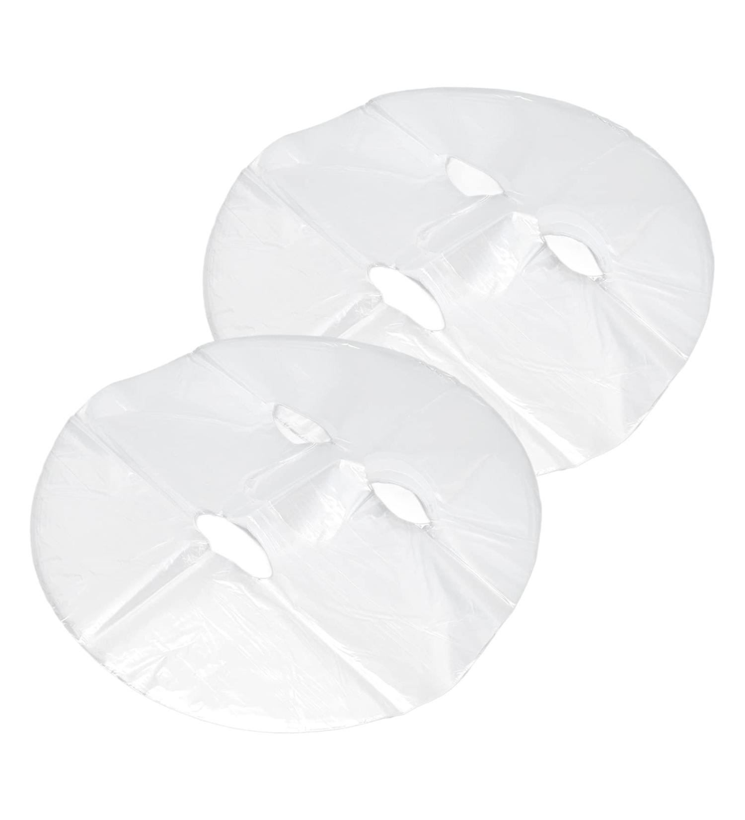 100 Pieces DIY Facial Mask Foil Sheets - Disposable Spa Paper for Moisture Retention & Quick Heat Loss - Buy Online on GoSupps.com