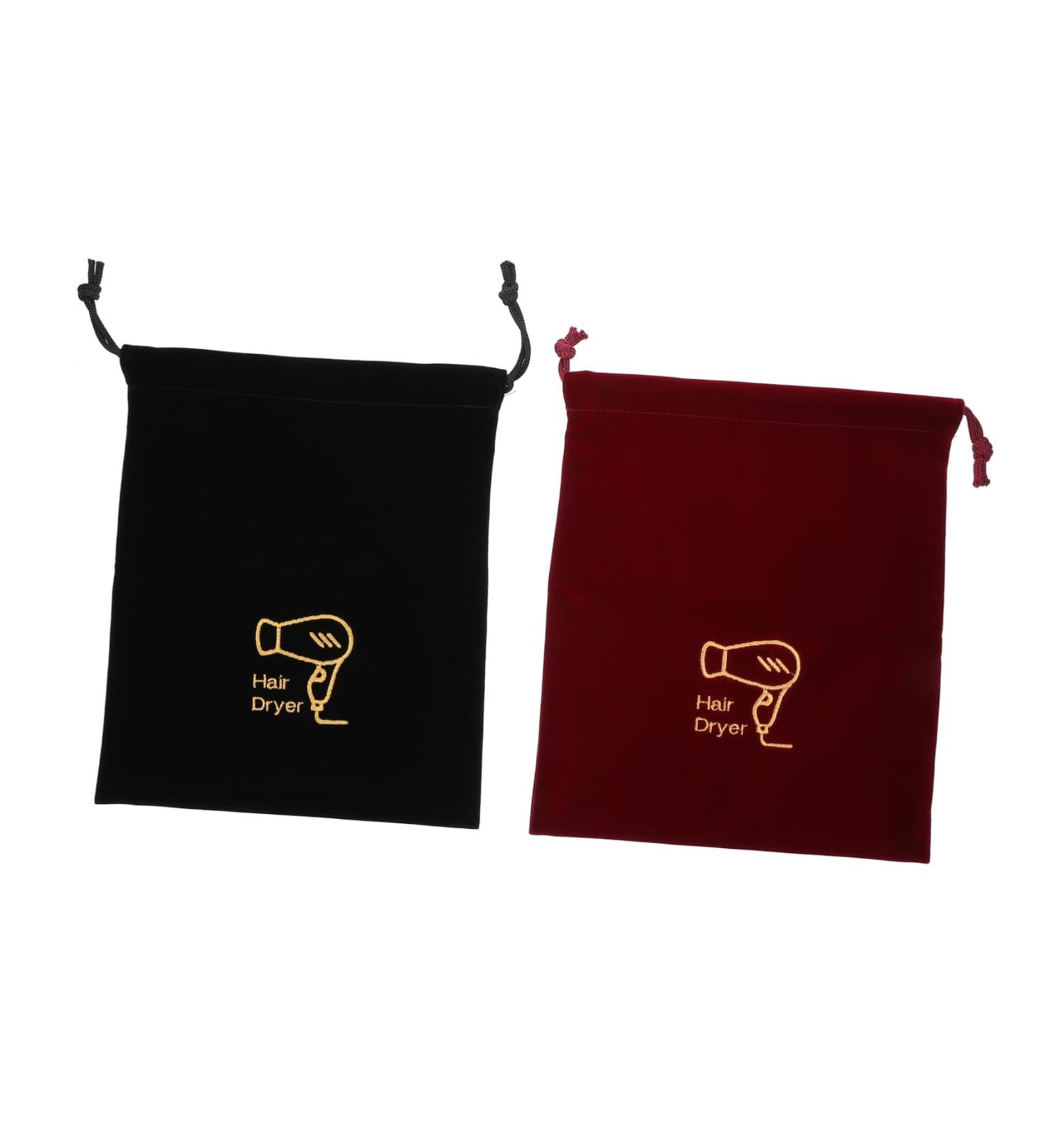 FOMIYES 2 Pcs Storage Bag Makeup Travel Containers Hotel Hairdryer Pouch Drawstring Bag Candy Toolkit 36.5X26.5X1CM Assorted Color - Buy Online on GoSupps.com