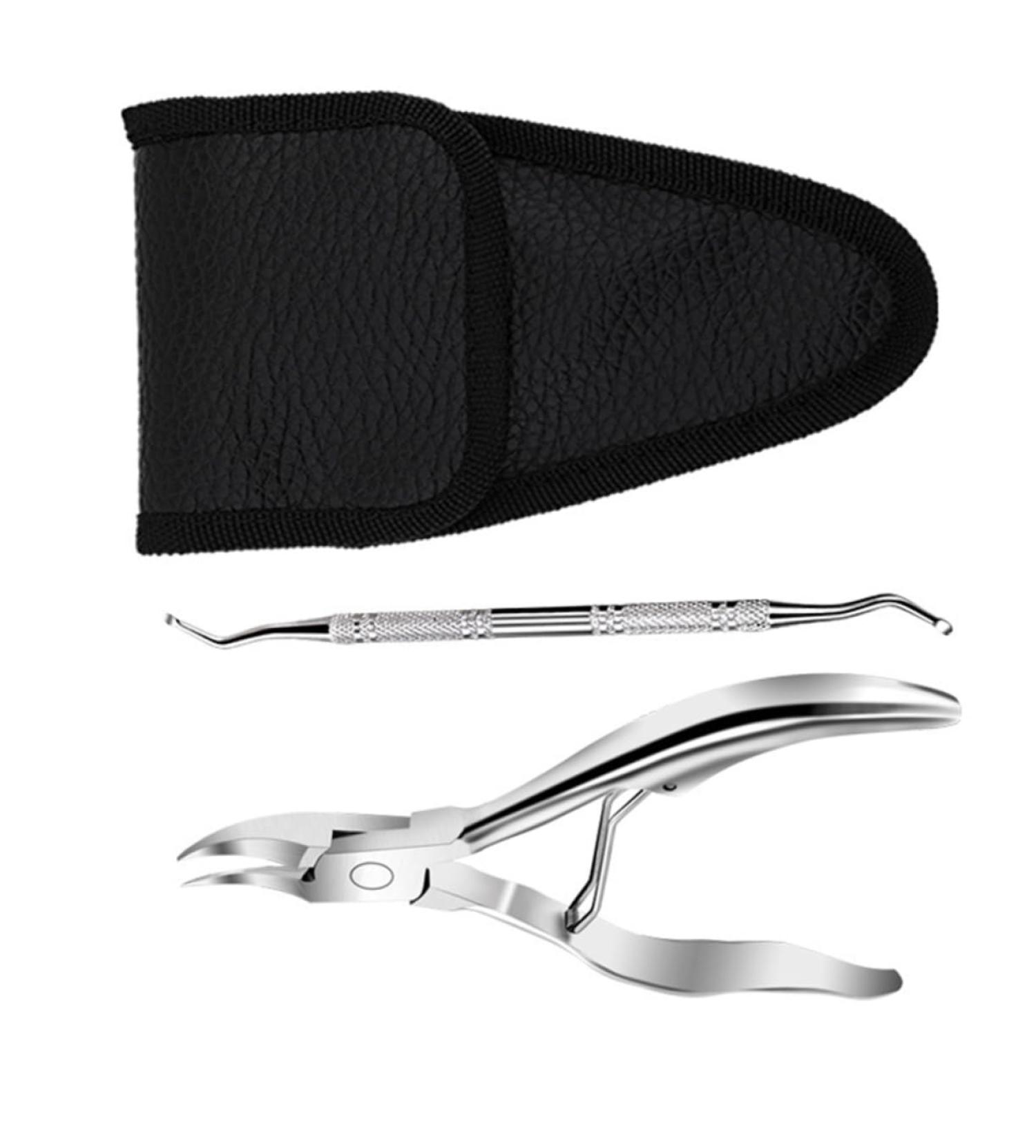 Housoutil 1 Set Manicure 2-piece Set Fingernail Clipper Dead Skin Scissor Home Nail Pliers Manicure Tools Cuticle Nail Clippers Para U as Pedicure Stainless Steel Nail File - Buy Online on GoSupps.com
