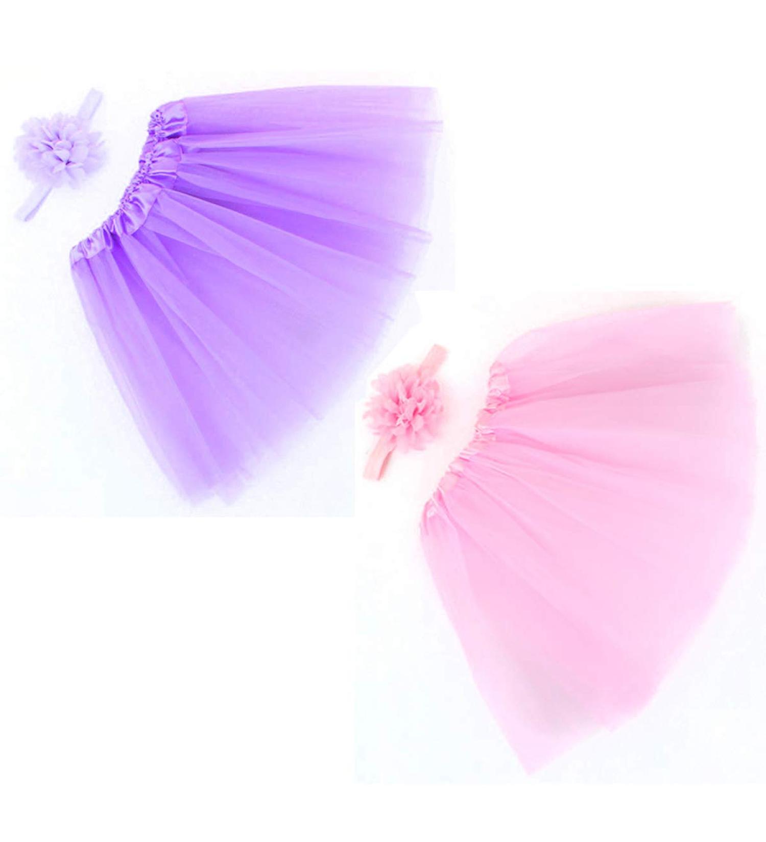 Zliger Newborn Photography Prop Set - Baby Girls Tutu Skirt Costume with Hairband - Buy Online on GoSupps.com