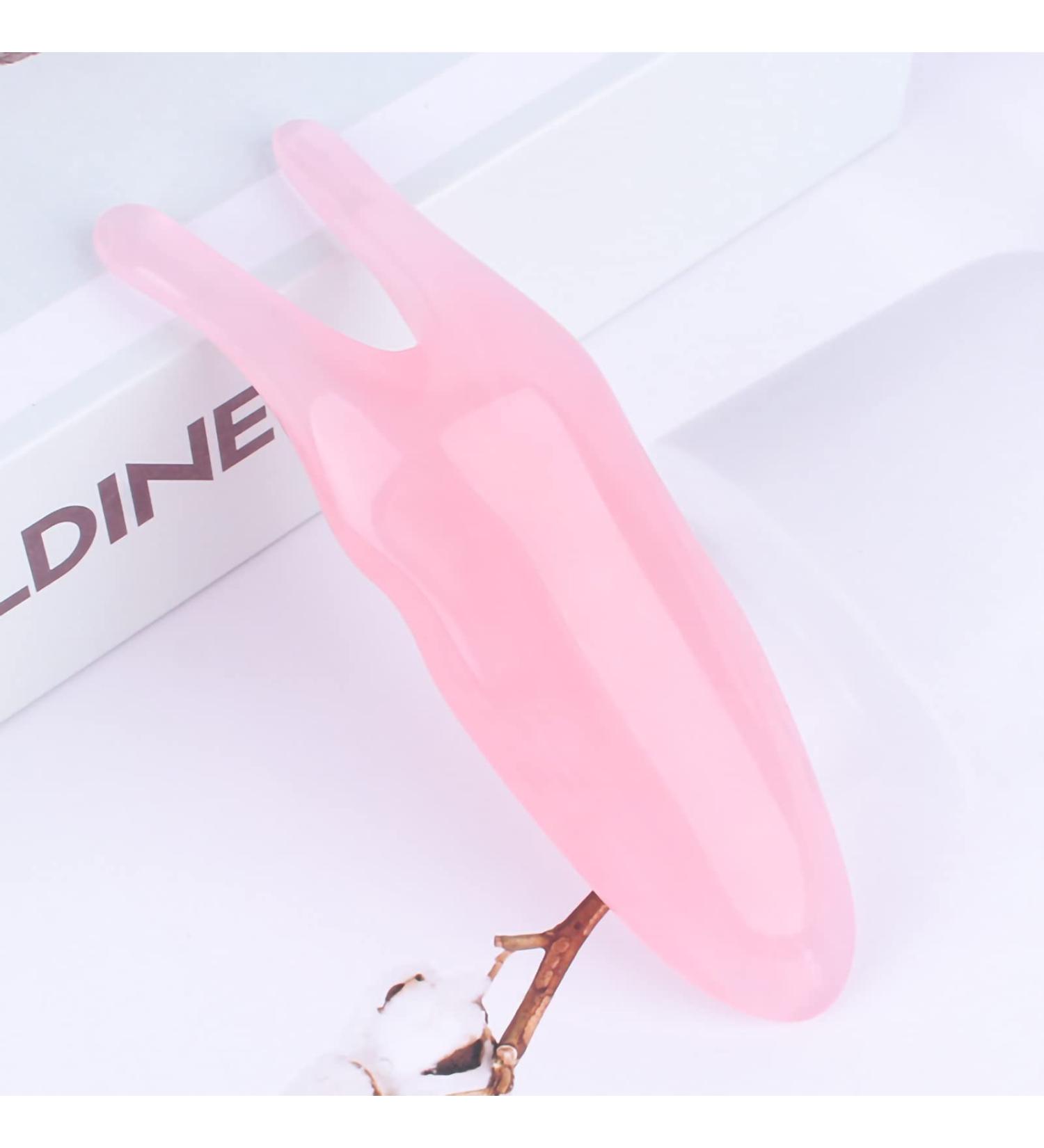 Verdant Touch Eye Beauty Stick Resin Nose Massager Eye Beauty Stick Facial Massage Tool Pink