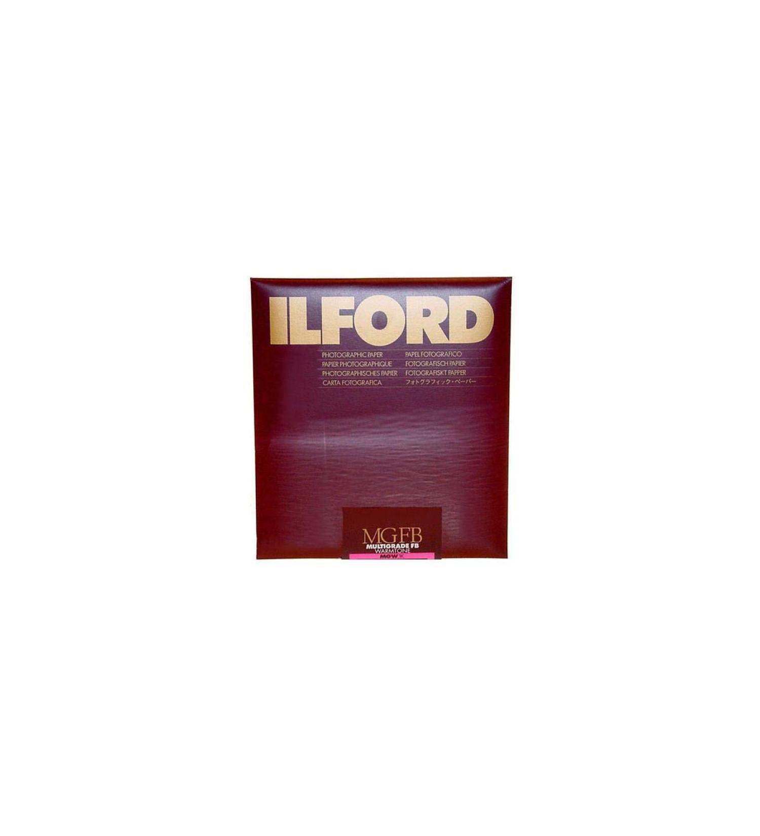 Ilford Multigrade FB Fiber Based Warmtone VC Variable Contrast Black & White Enlarging Paper - 11x14" - 10 Sheets - Matte Surface