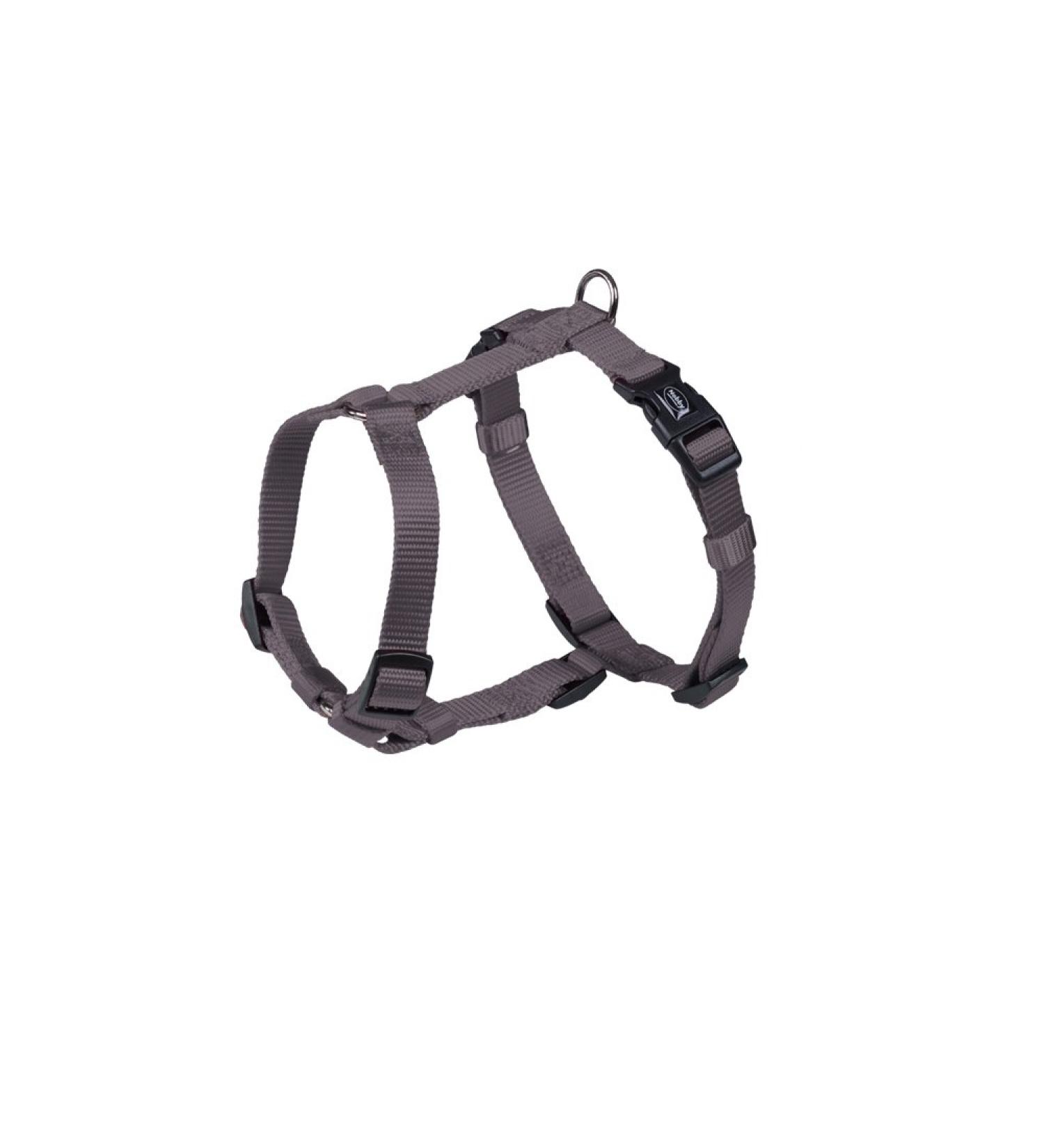 Nobby Harness Classic - Mouse Grey Adjustable 70-90 cm Chest 25 mm Width | Durable Pet Harness for Dogs - Buy Online on GoSupps.com